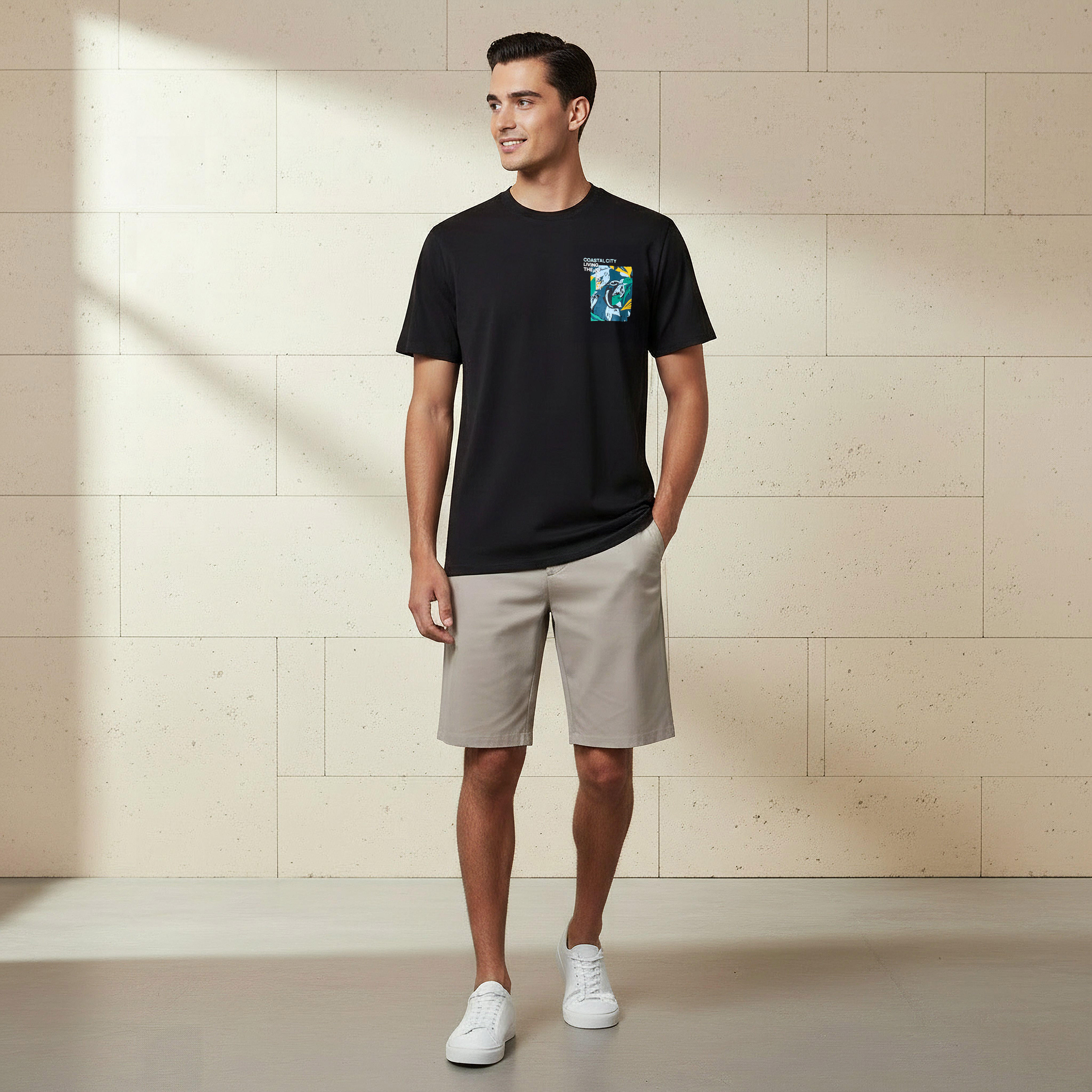 Men Regular Fit Crew Neck Short Sleeve Printed T-shirt-men-clothing-tshirtsandpolos-tshirts-image-2