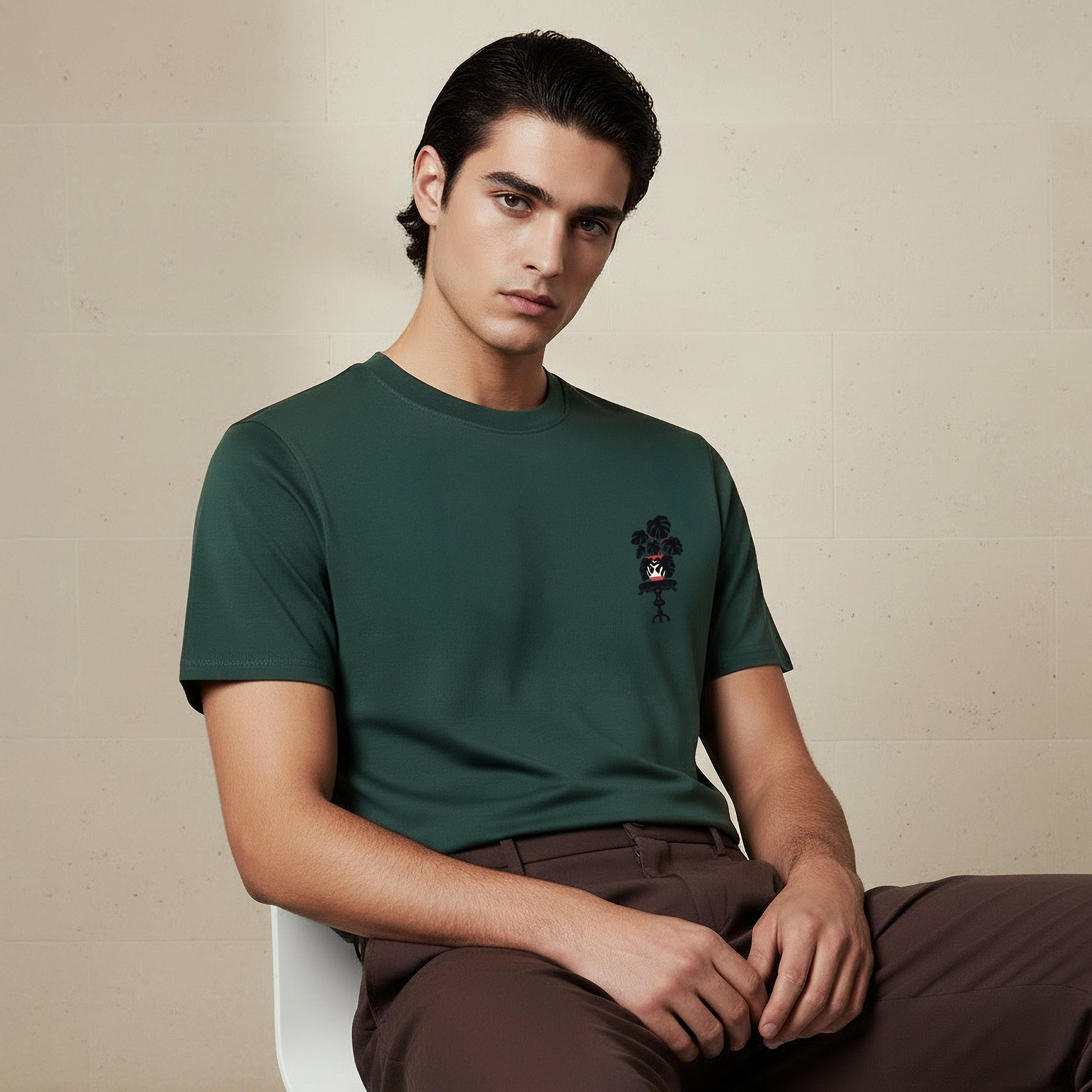 Men Regular Fit Crew Neck Short Sleeve Printed T-shirt-men-clothing-tshirtsandpolos-tshirts-image-1