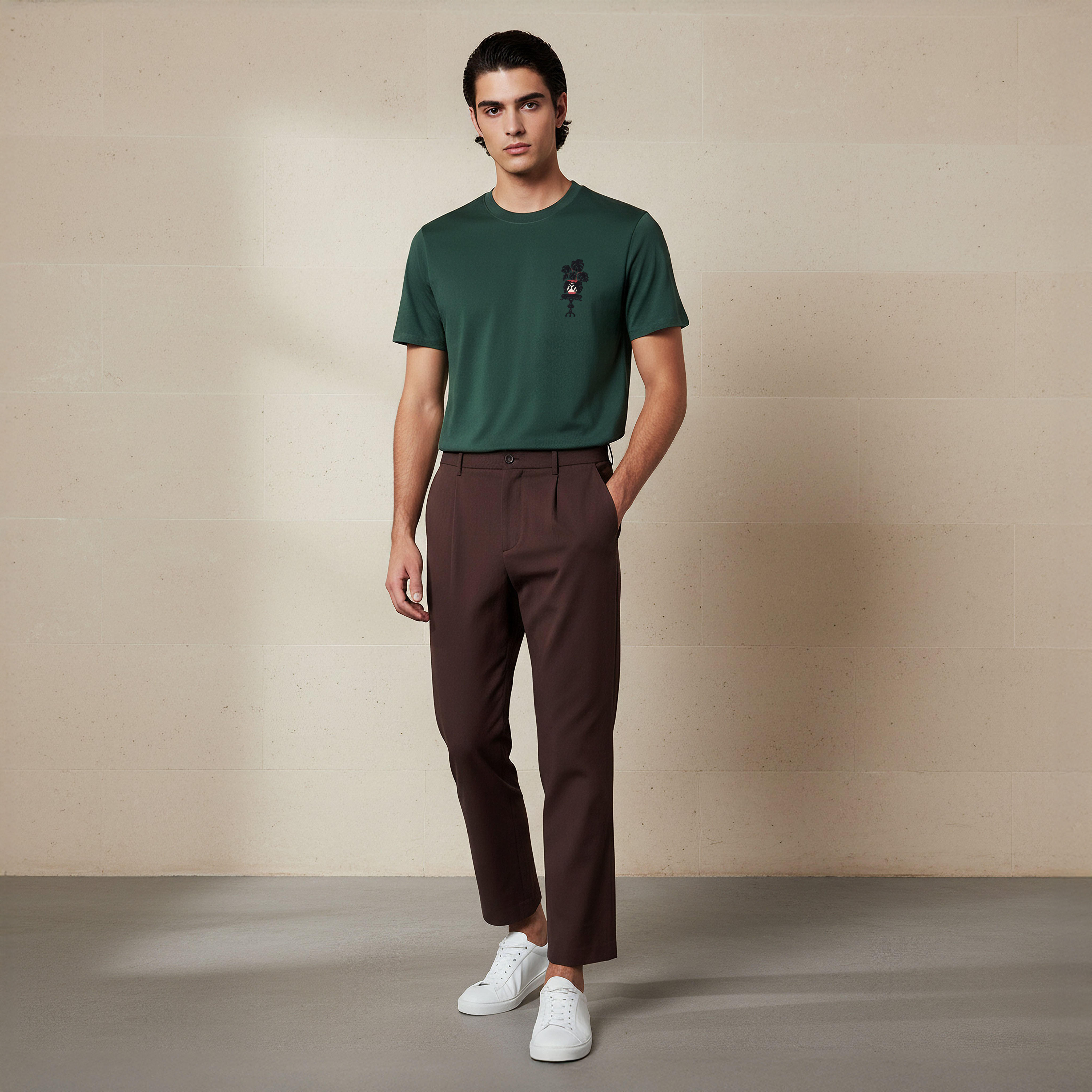 Men Regular Fit Crew Neck Short Sleeve Printed T-shirt-men-clothing-tshirtsandpolos-tshirts-image-2