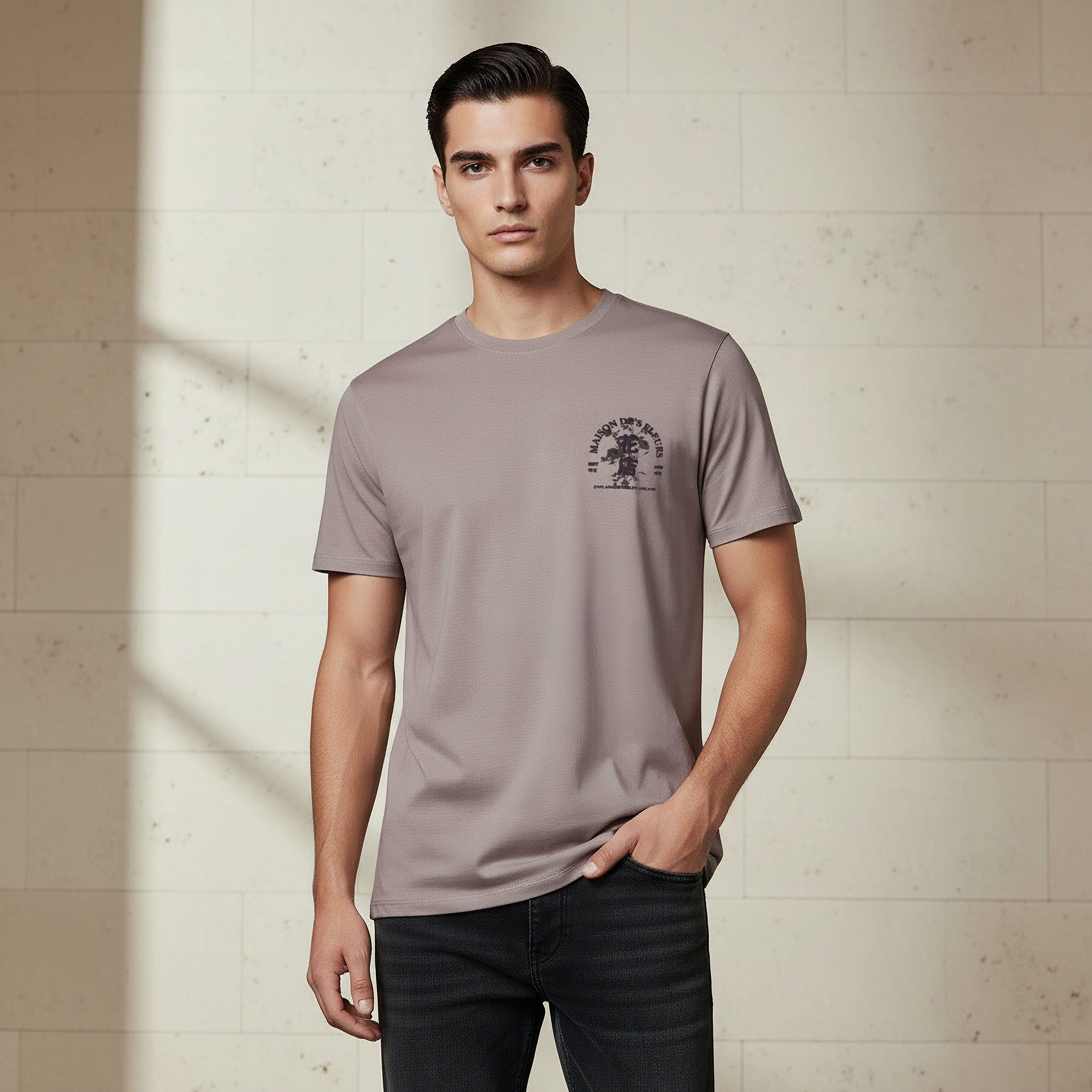 Men Regular Fit Crew Neck Short Sleeve Printed T-shirt-PROMO_SP_KSA_5_BUY2FORSAR89_130625-image-1