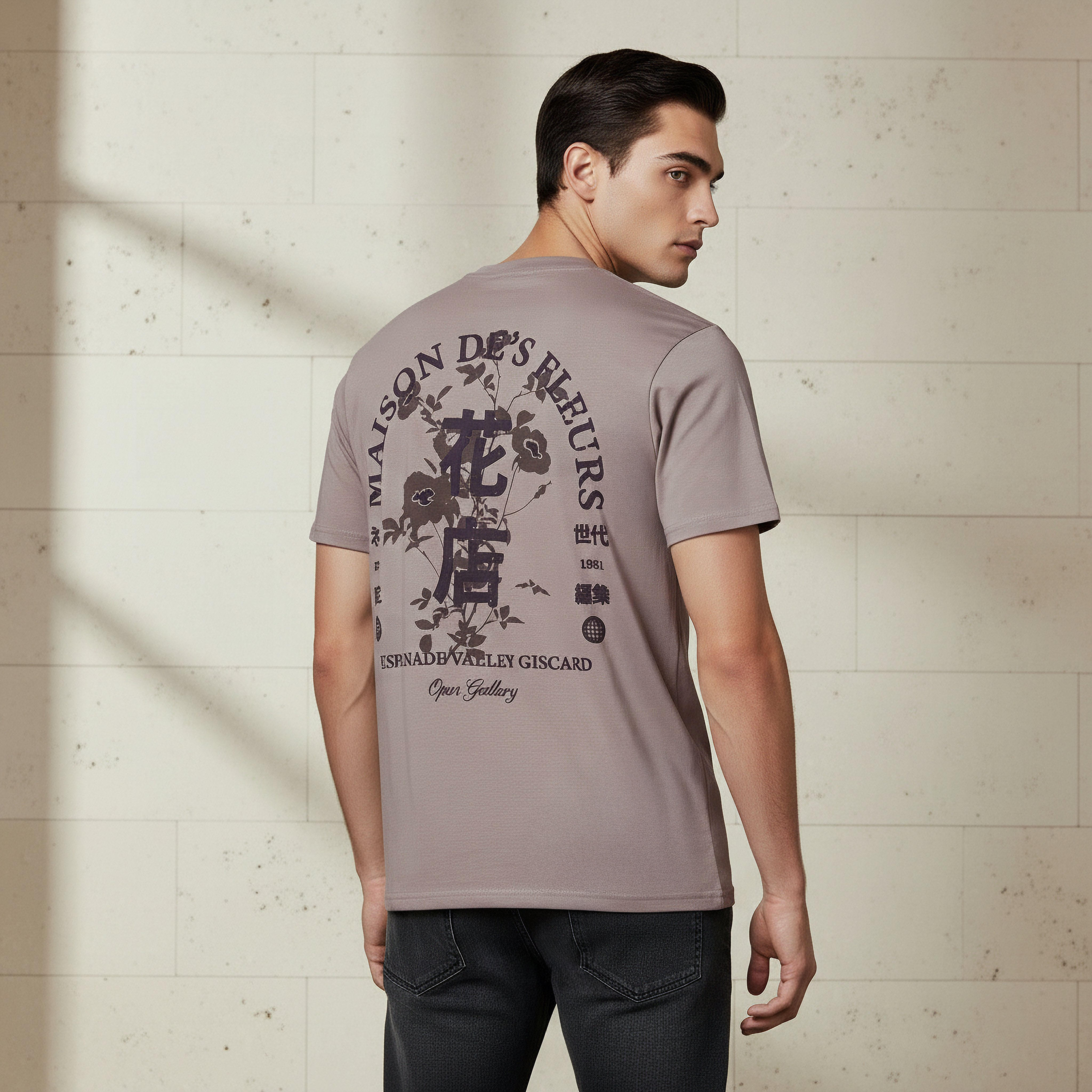 Men Regular Fit Crew Neck Short Sleeve Printed T-shirt-PROMO_SP_KSA_5_BUY2FORSAR89_130625-image-3