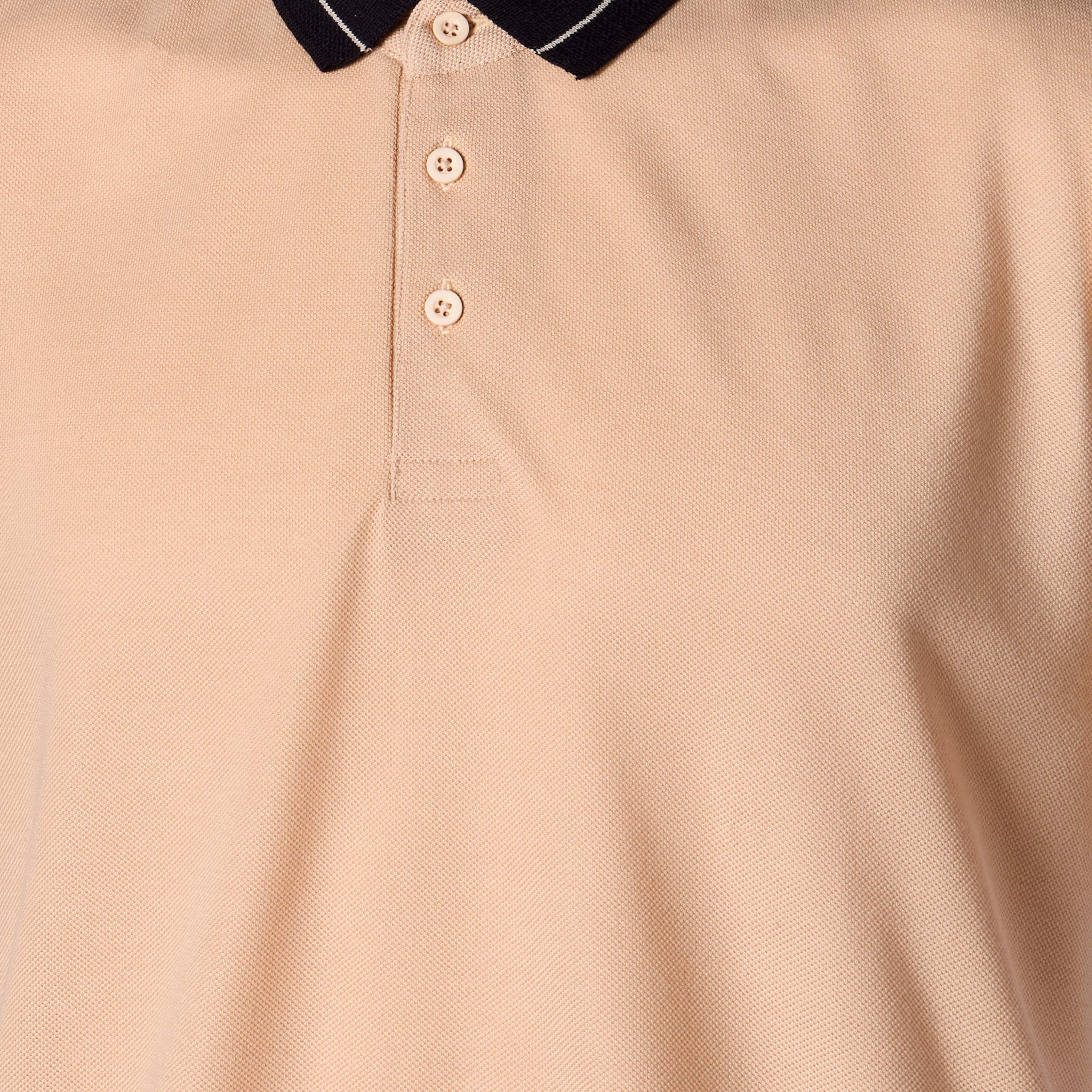 Men Short Sleeves Contrast Collar Pique Polo T-shirt-men-clothing-tshirtsandpolos-polos-image-4