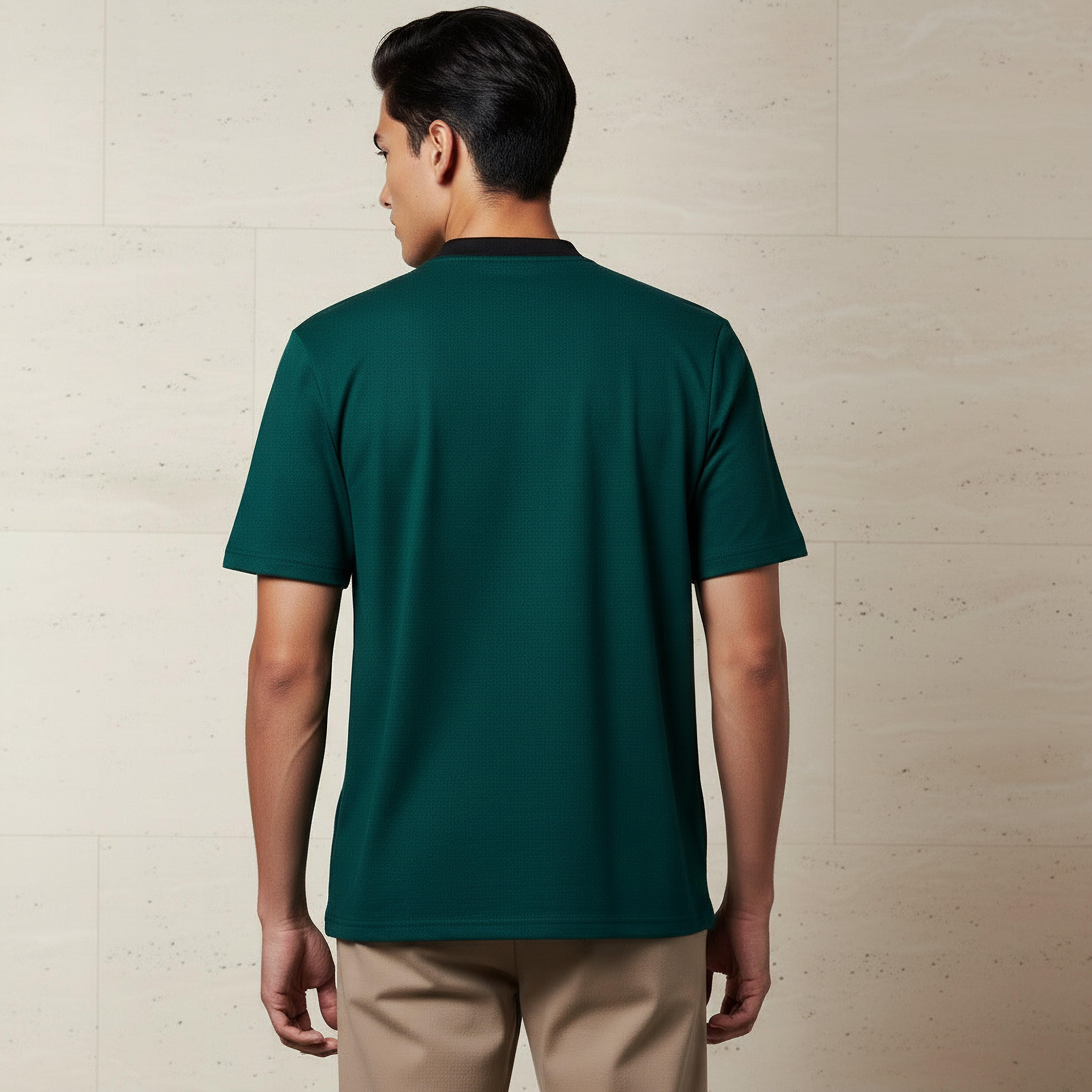 Men Regular Fit Henley Neck Short Sleeves Pique T-shirt-men-clothing-tshirtsandpolos-tshirts-image-3