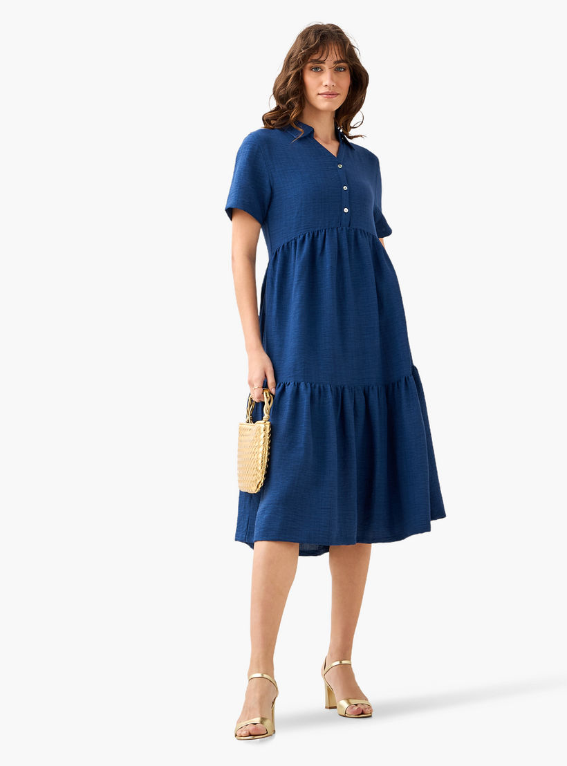Tiered Midi Dress with Collar-PROMO_SP_AE_2FOR169_110625-image-3