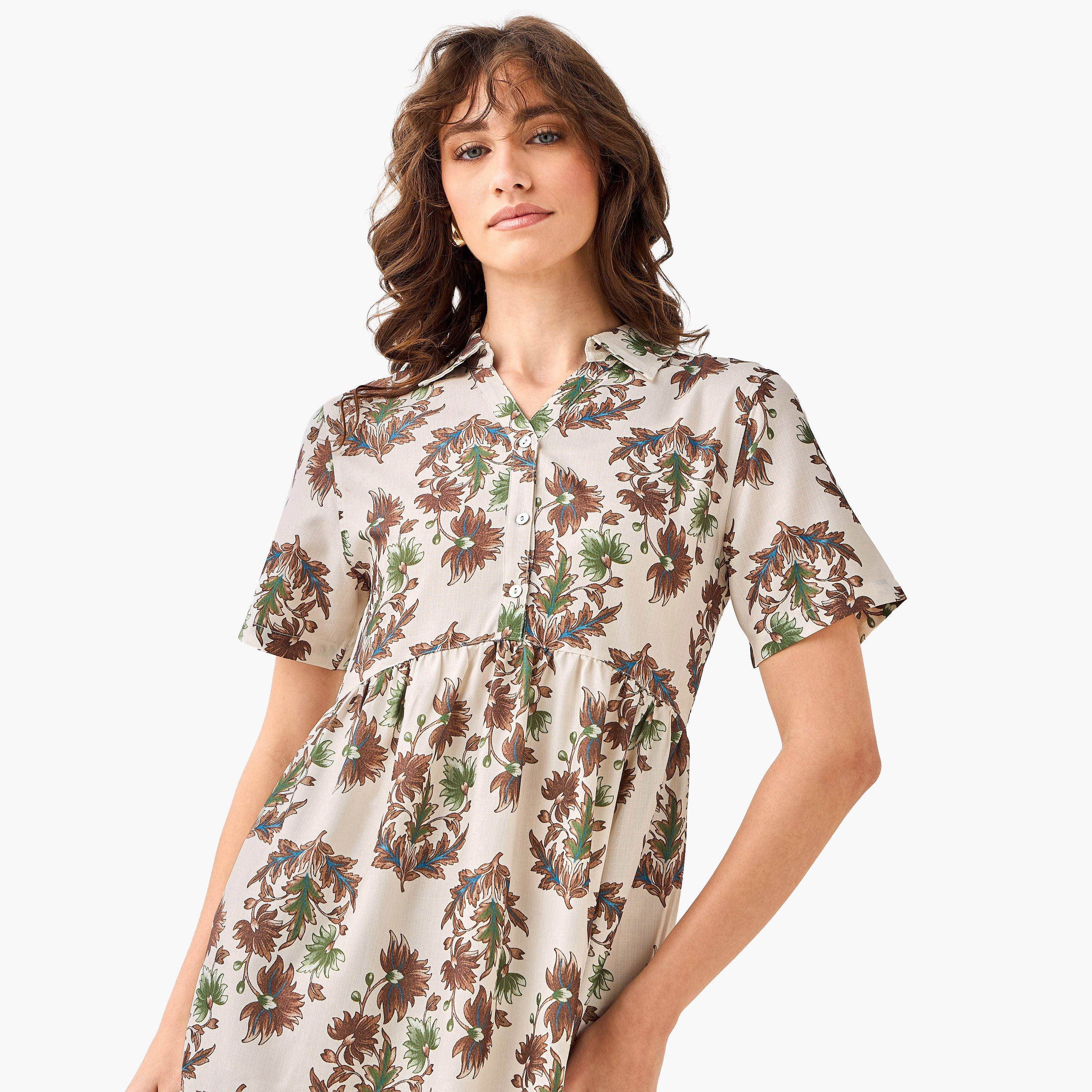 Floral Print Tiered Women Dress with Pocket-women-clothing-dresses-image-5