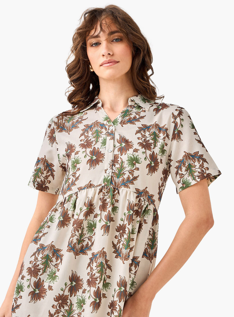Floral Print Tiered Women Dress with Pocket-women-clothing-dresses-image-5