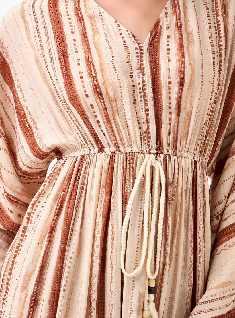Printed Midi Kaftan Dress with Front Tie-Up-PROMO_SP_AE__6_RGCC_BUY2FOR199_040325-image-5