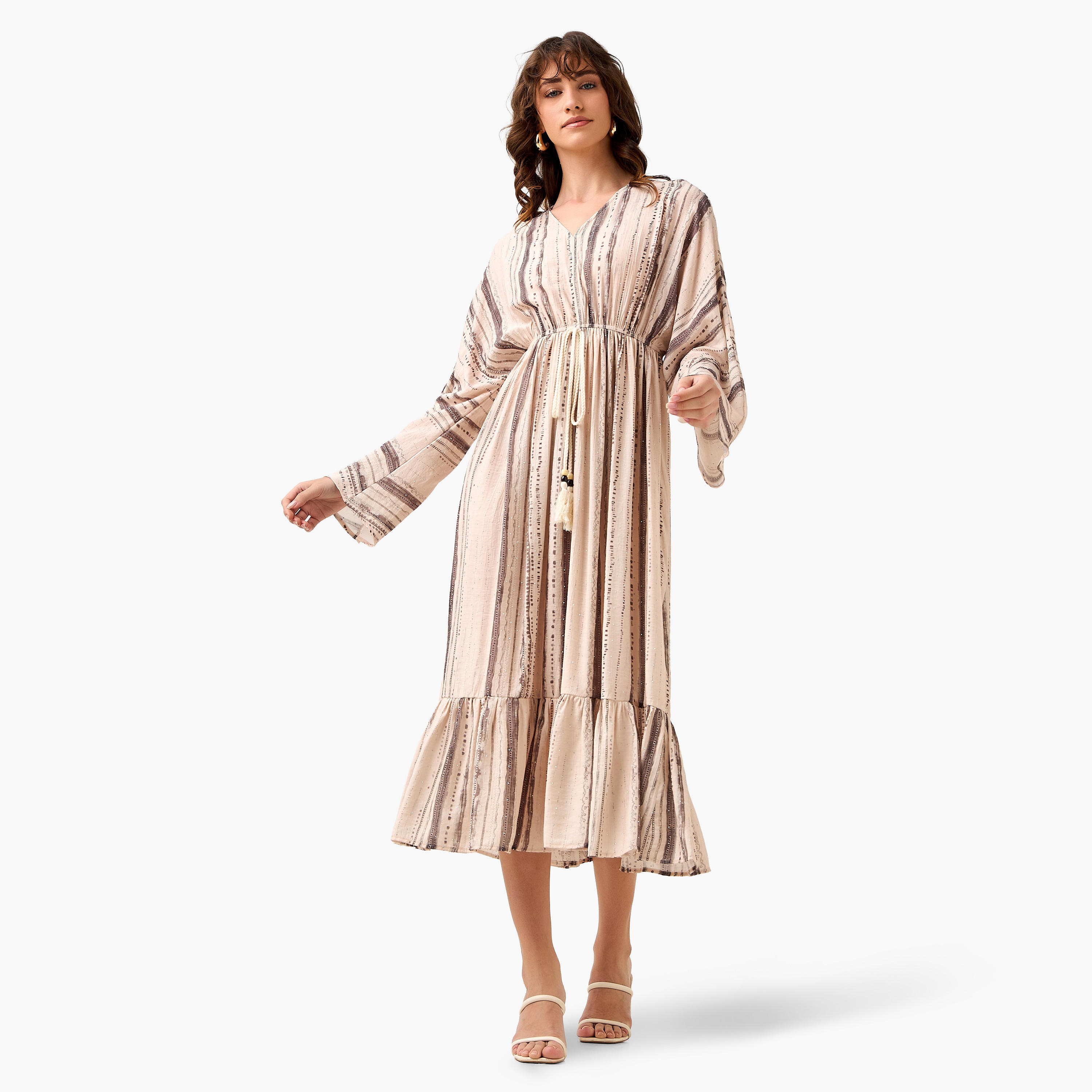 Printed Midi Kaftan Dress with Front Tie-Up-PROMO_SP_AE__6_RGCC_BUY2FOR199_040325-image-4