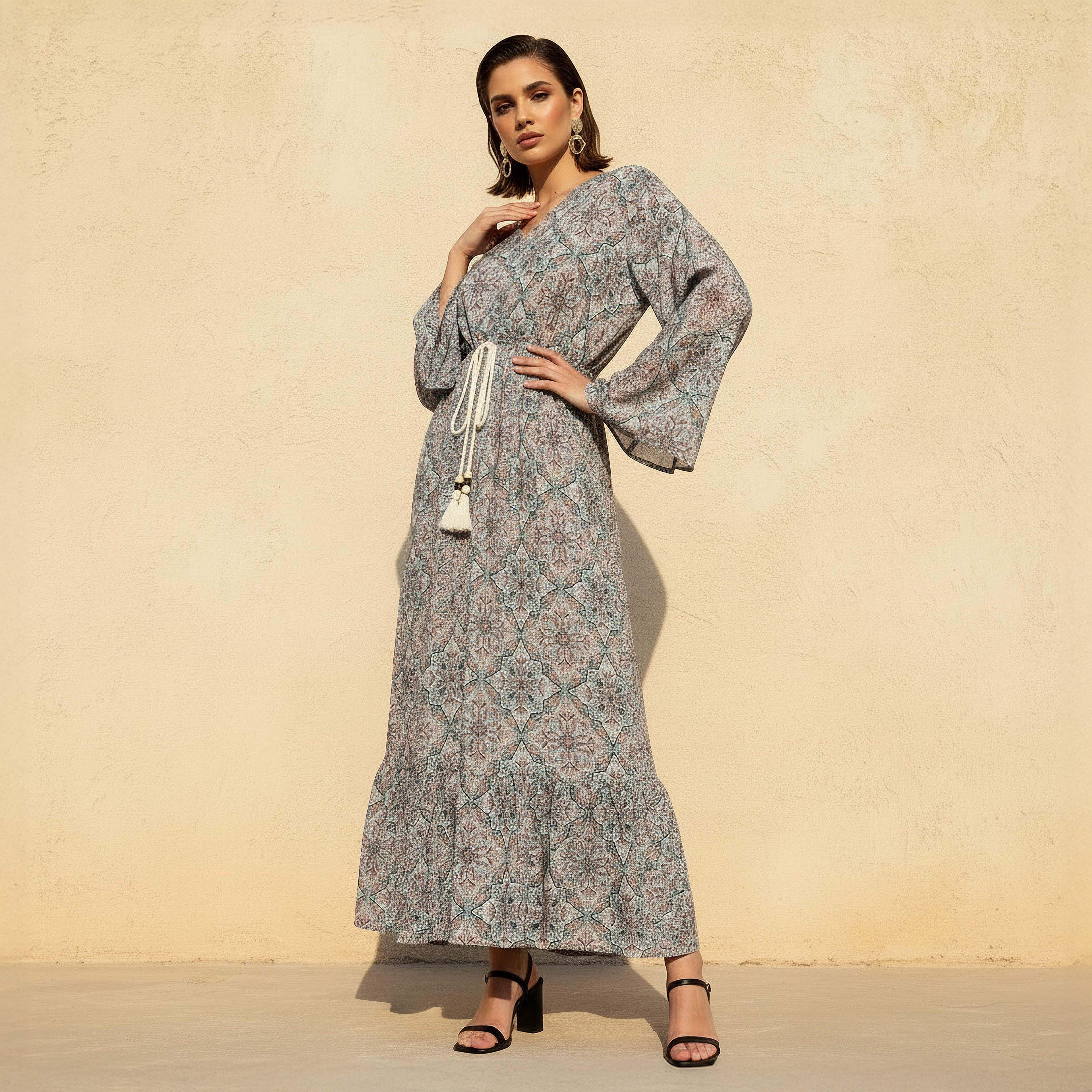 Printed Maxi Kaftan Dress with Front Tie-Up-PROMO_SP_BH__6_RGCC_BUY2FOR21_040325-image-1