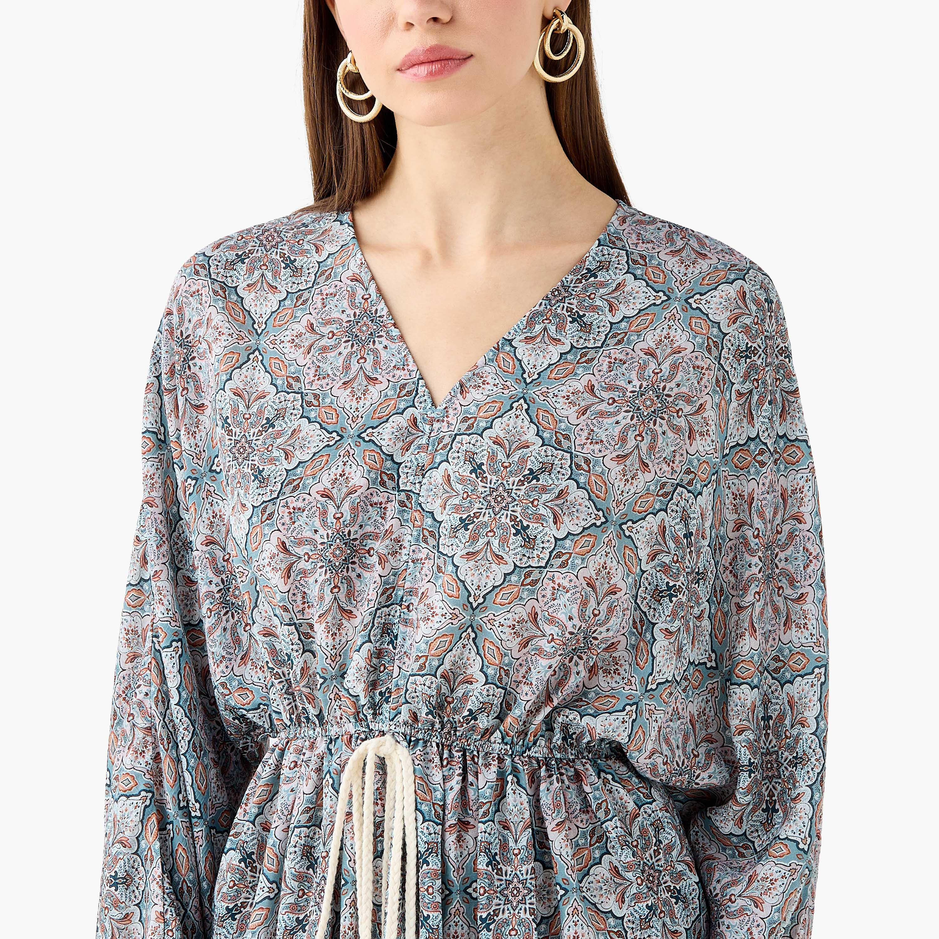 Printed Maxi Kaftan Dress with Front Tie-Up-PROMO_SP_BH__6_RGCC_BUY2FOR21_040325-image-5