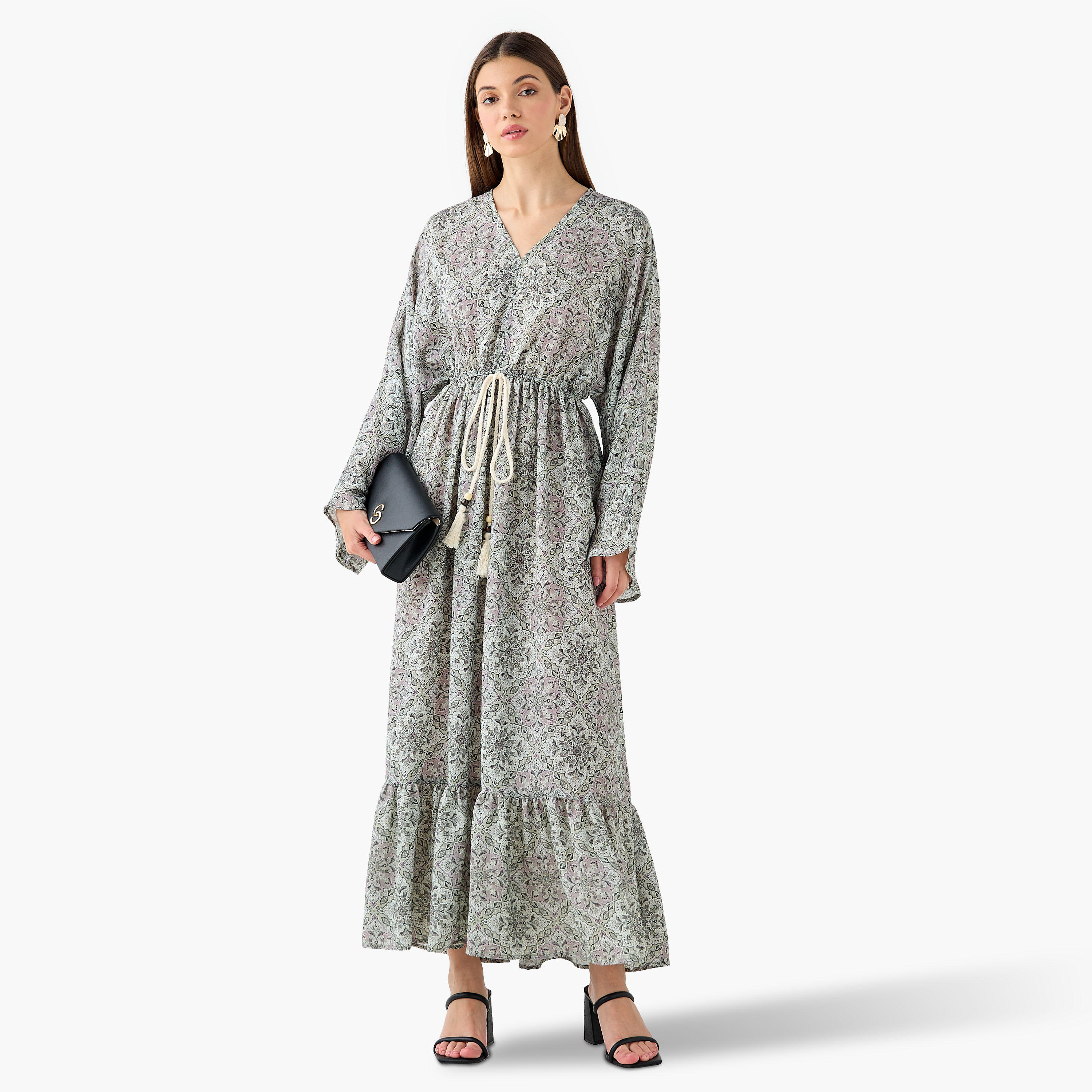 Printed Maxi Kaftan Dress with Front Tie-Up-PROMO_SP_BH__6_RGCC_BUY2FOR21_040325-image-3
