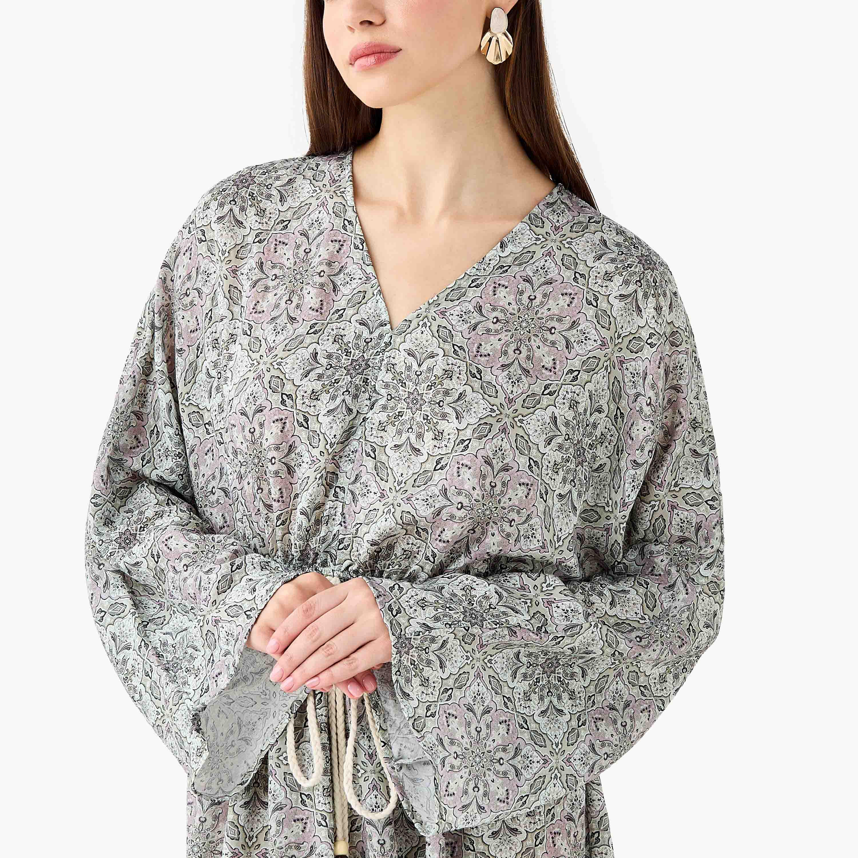 Printed Maxi Kaftan Dress with Front Tie-Up-PROMO_SP_AE__6_RGCC_BUY2FOR199_040325-image-5