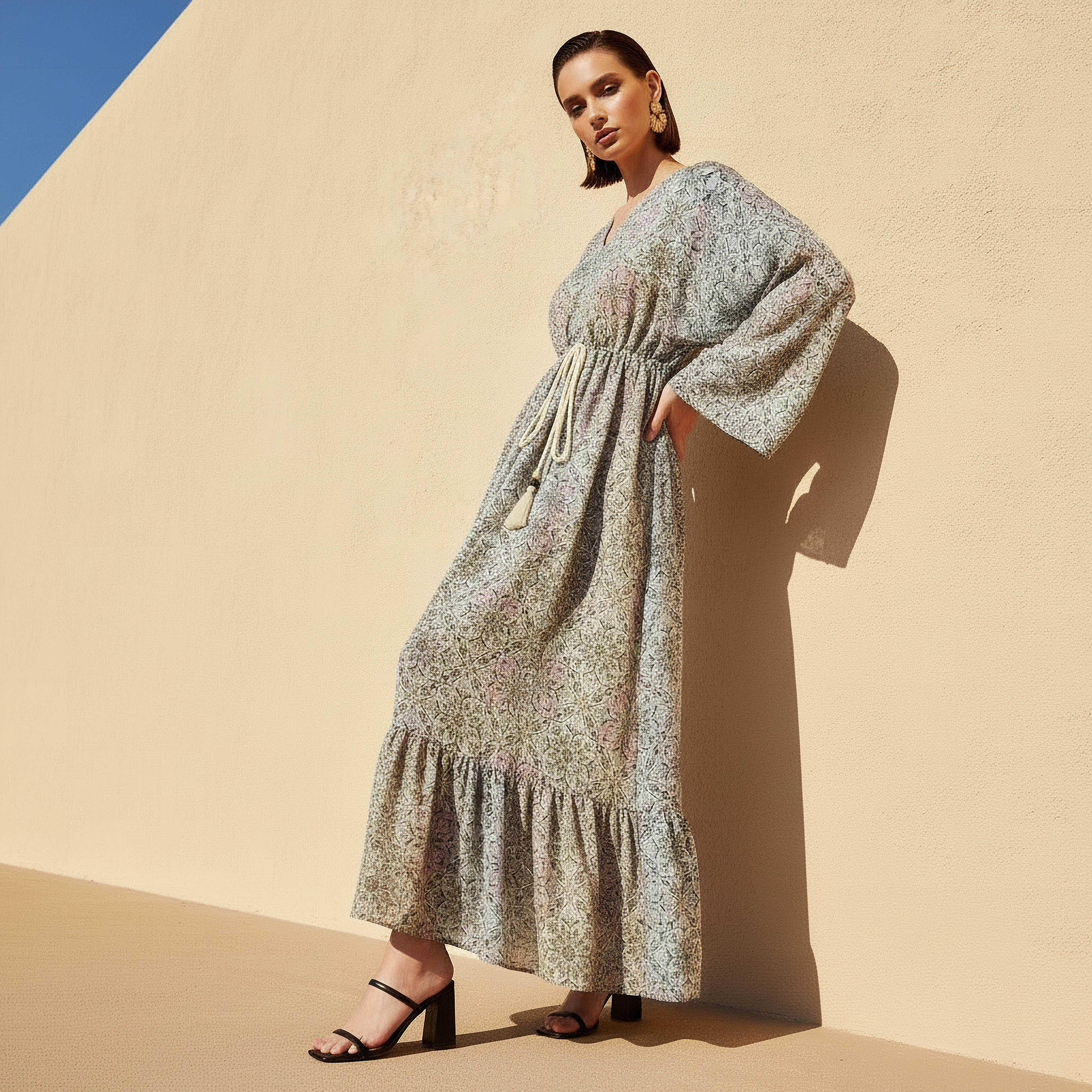 Printed Maxi Kaftan Dress with Front Tie-Up-PROMO_SP_AE__6_RGCC_BUY2FOR199_040325-image-1
