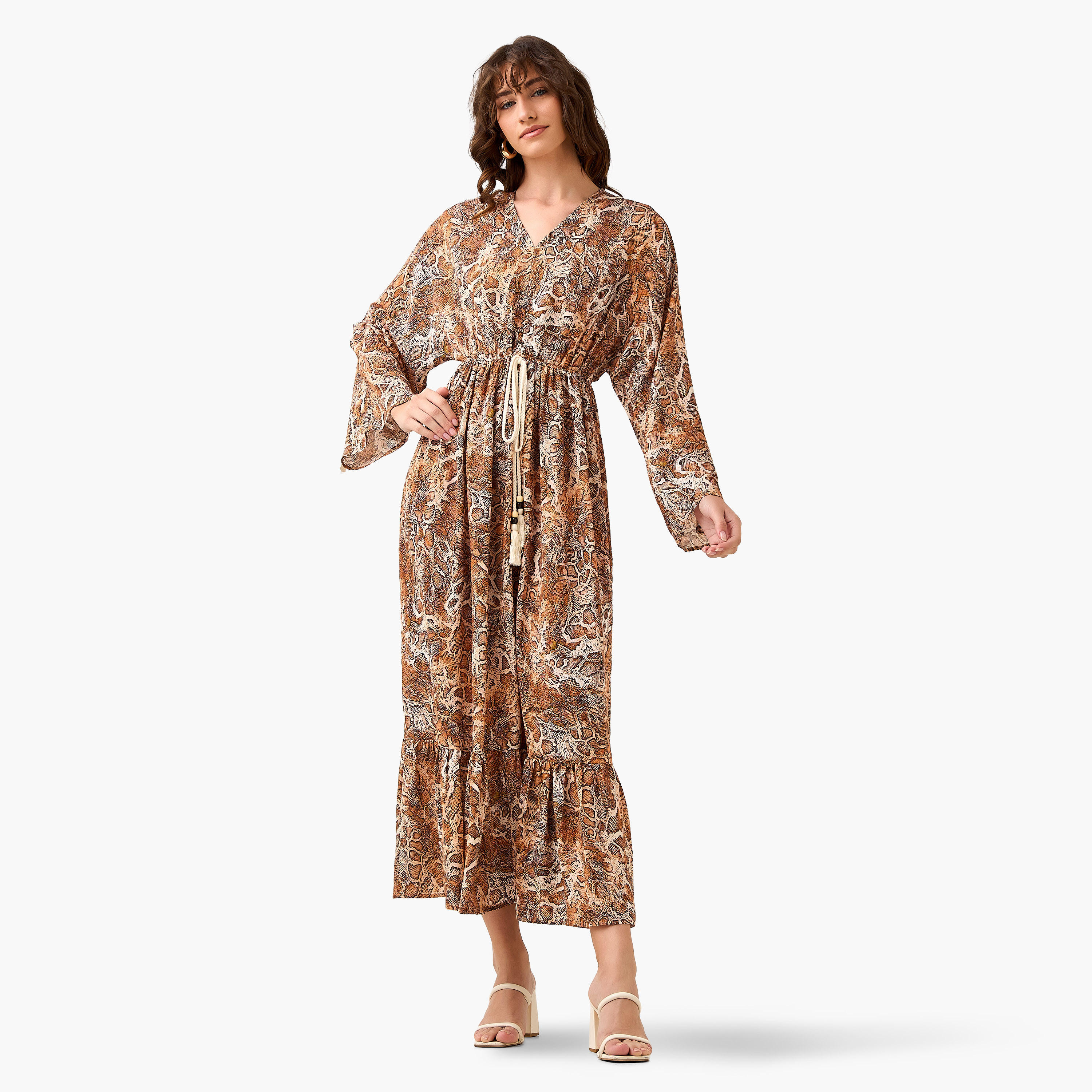 Printed Maxi Kaftan Dress with Front Tie-Up-PROMO_SP_AE__6_RGCC_BUY2FOR199_040325-image-4