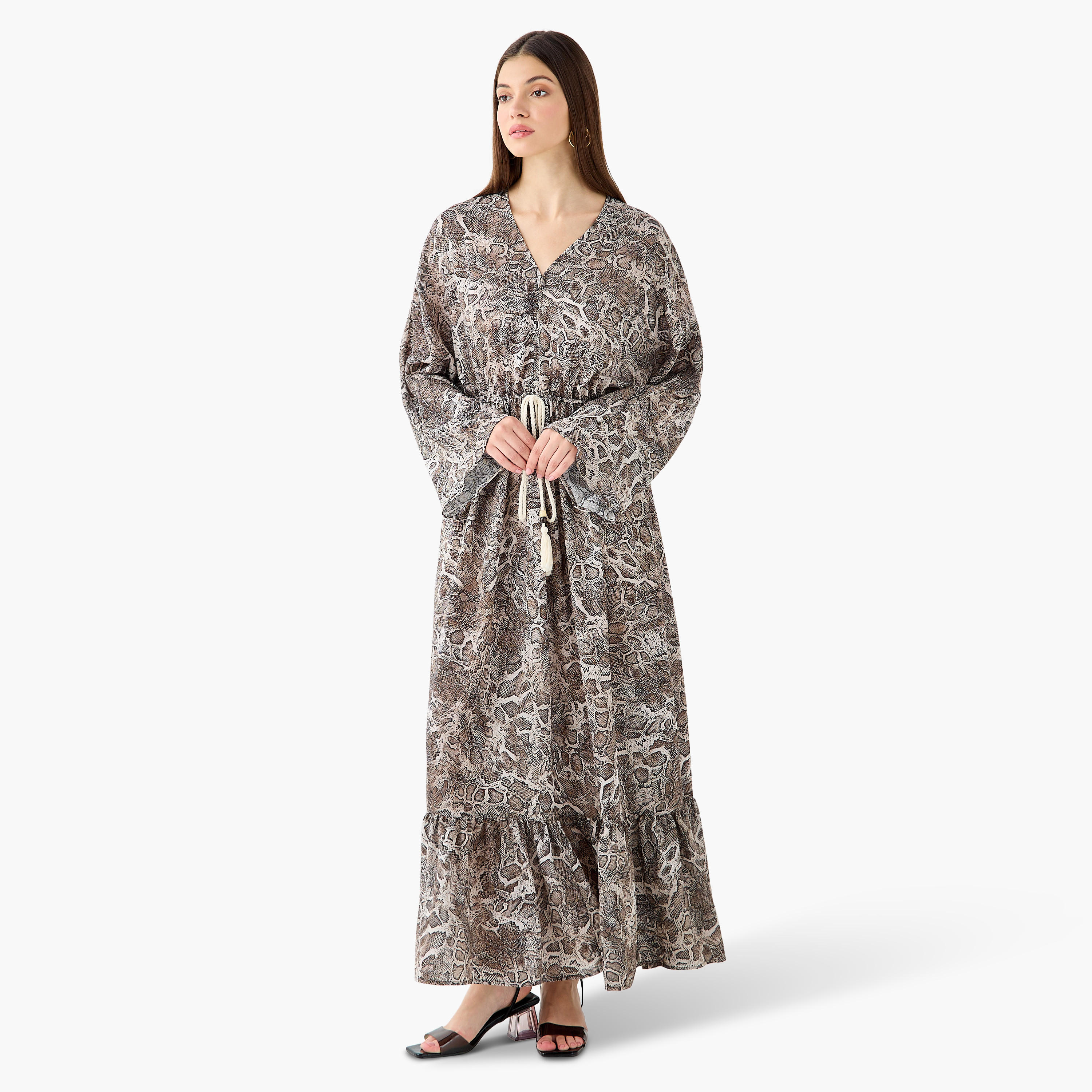 Printed Maxi Kaftan Dress with Front Tie-Up-PROMO_SP_BH__6_RGCC_BUY2FOR21_040325-image-2