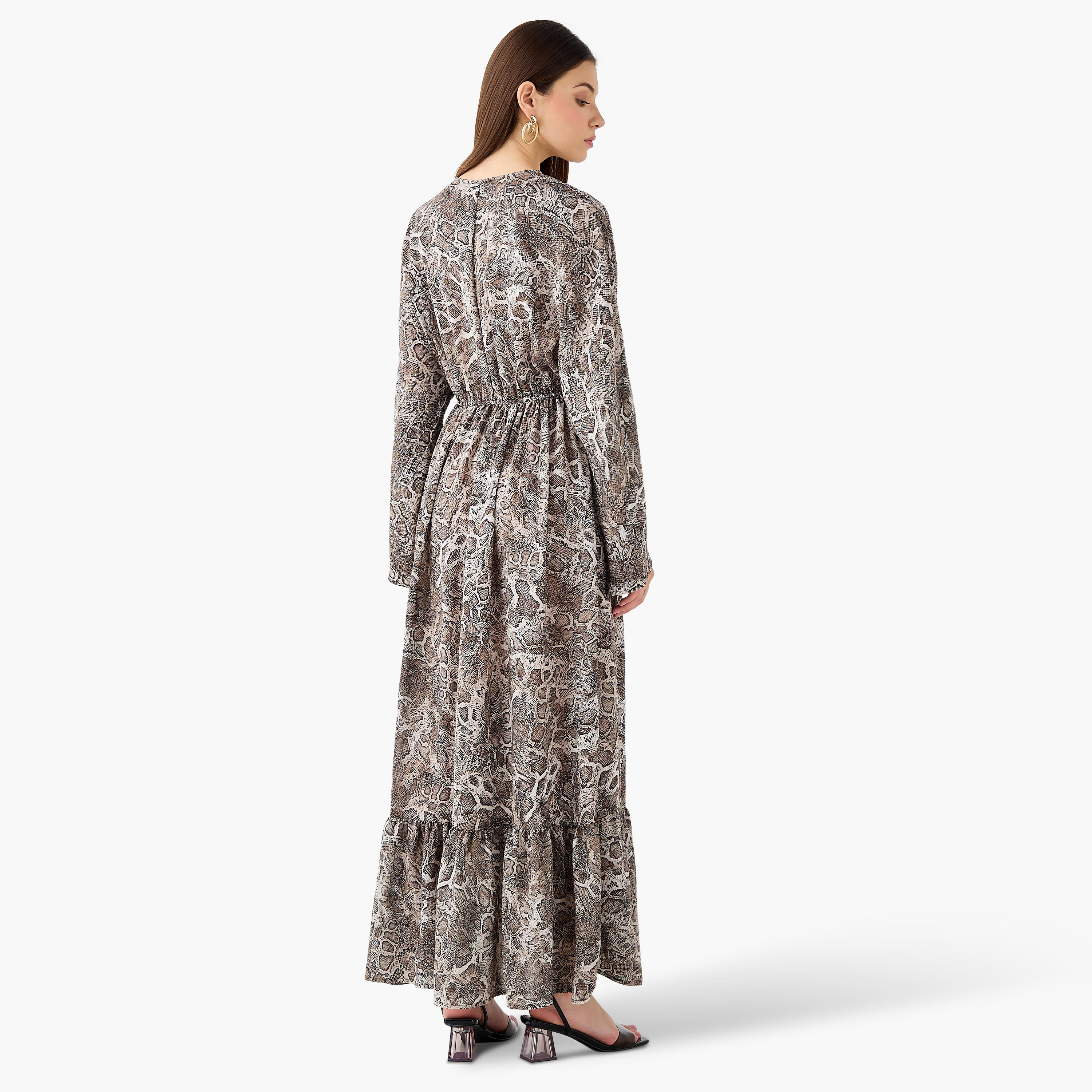 Printed Maxi Kaftan Dress with Front Tie-Up-PROMO_SP_AE__6_RGCC_BUY2FOR199_040325-image-4