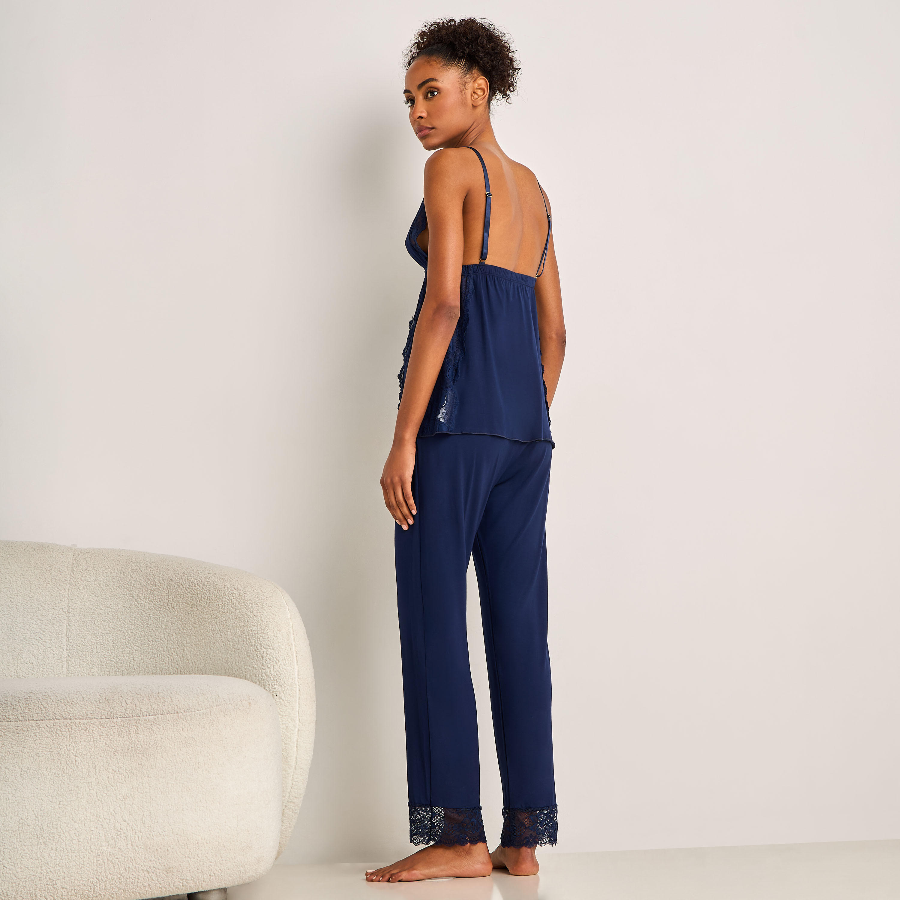 Pyjama Set Spaghetti Strap Top and Pyjama-women-clothing-nightwear-pyjamas-longsets-image-3
