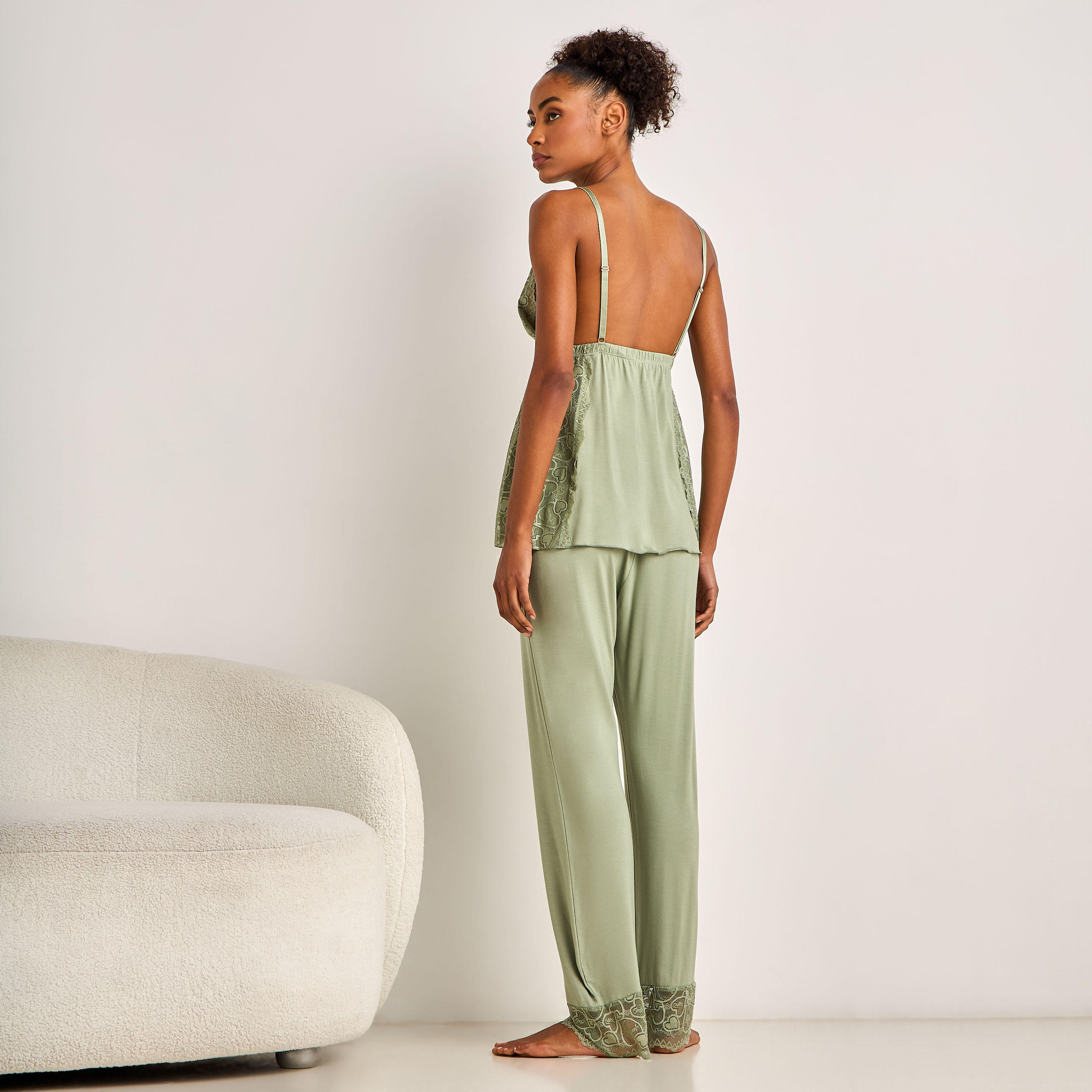Pyjama Set Spaghetti Strap Top and Pyjama-women-clothing-nightwear-pyjamas-longsets-image-3