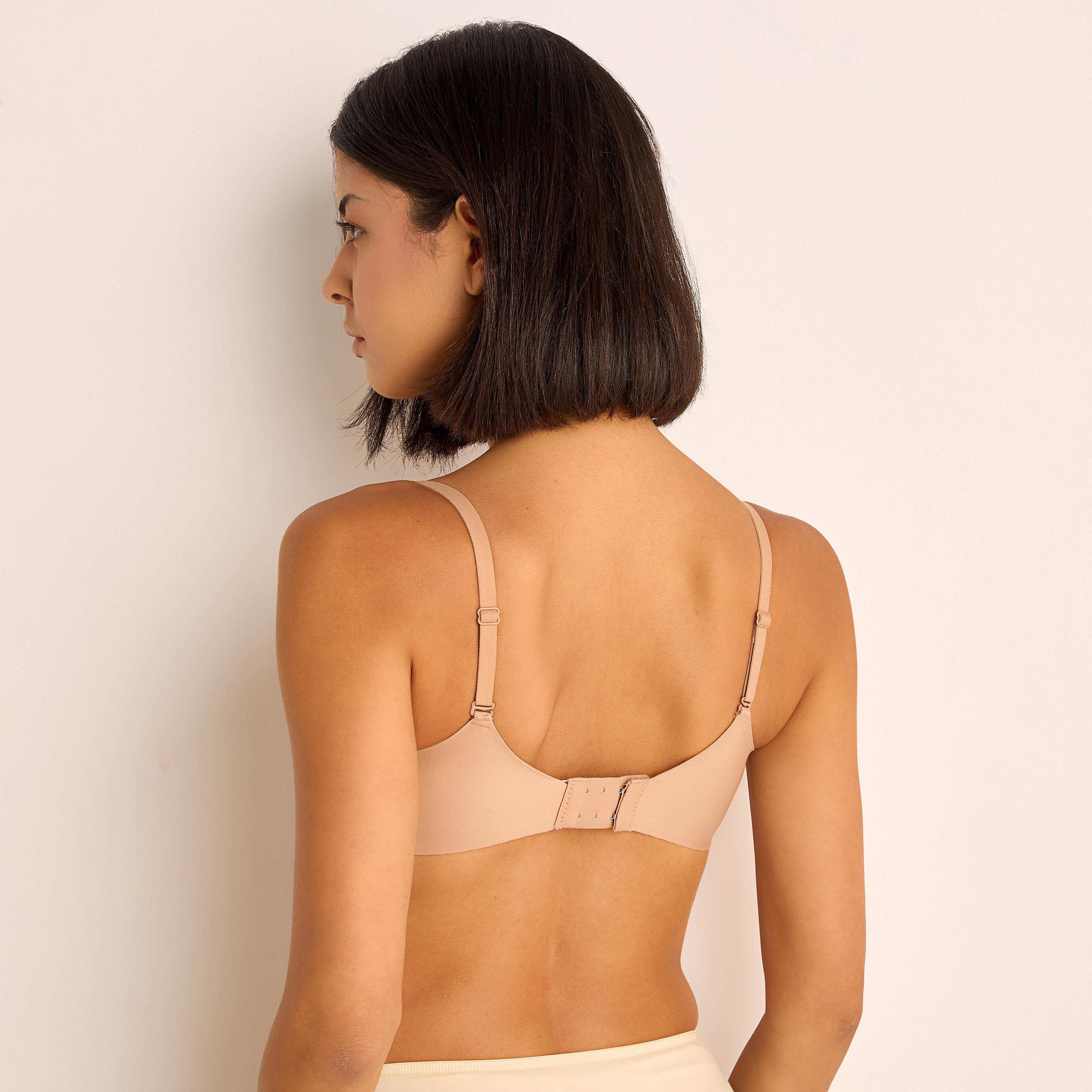 Padded Non Wired Bra With Lace Trim-women-clothing-lingerie-bras-image-2