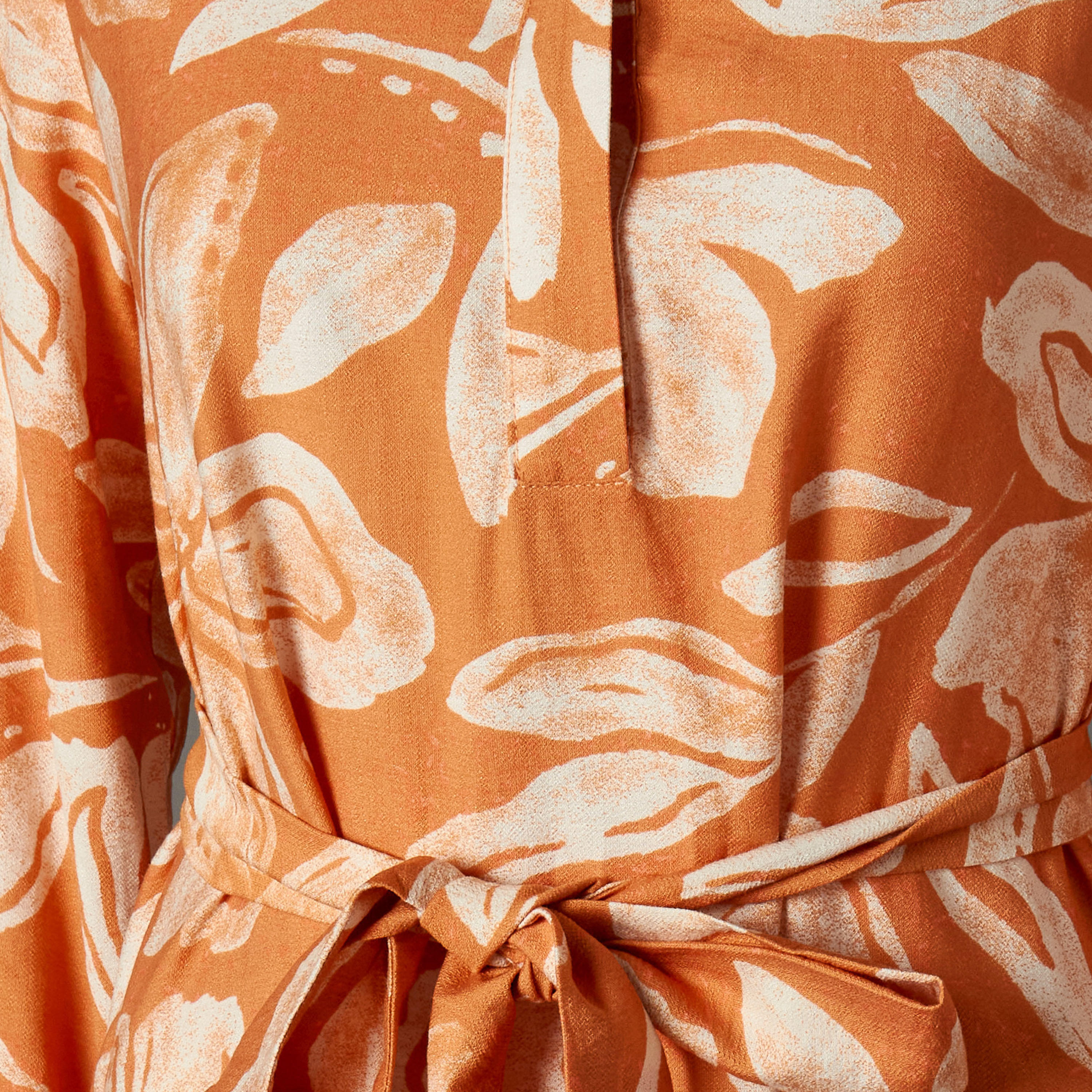 Midi Viscose Shirt Dress with Floral Print-women-clothing-dresses-image-4