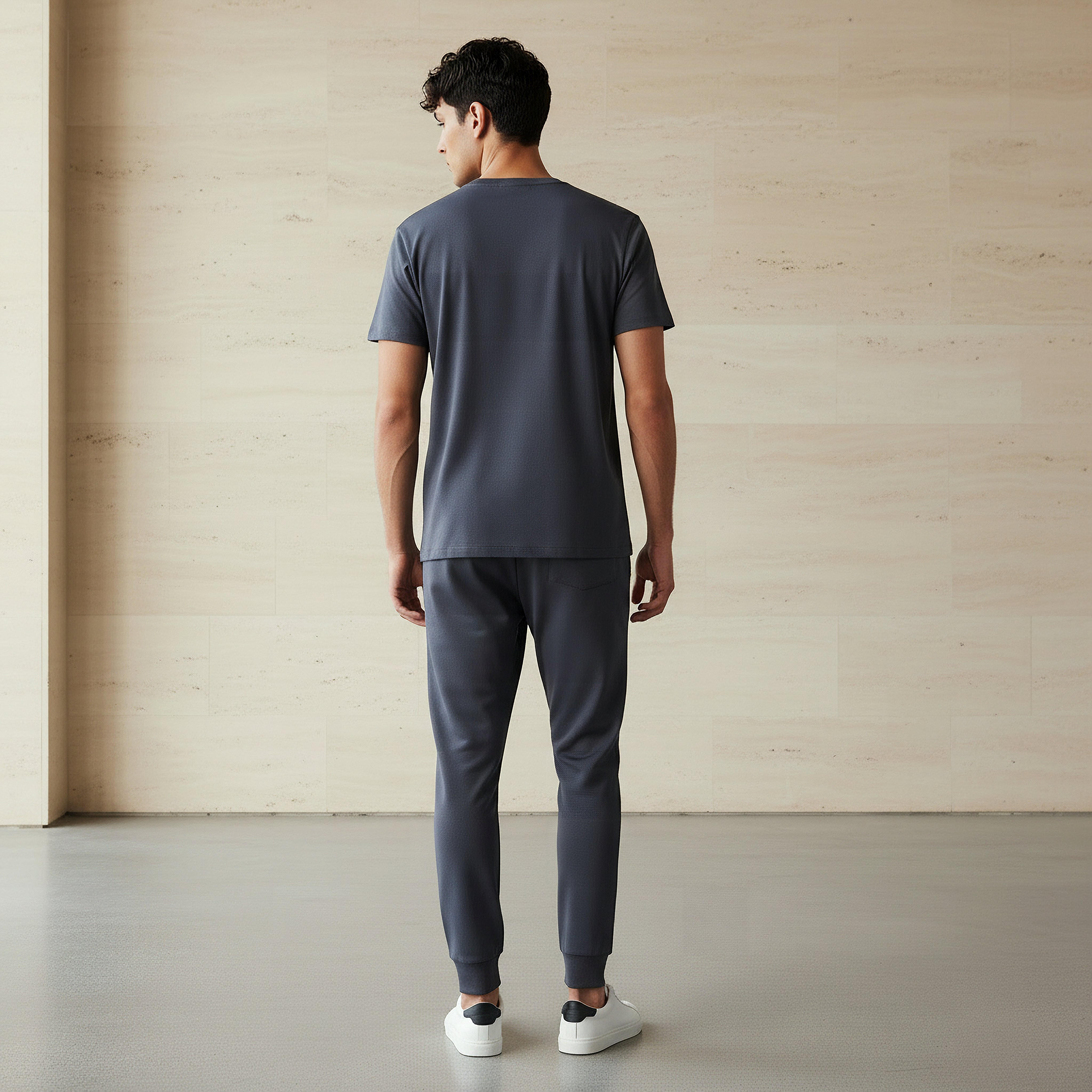 طقم تيشيرت وجوغرز تويل للرجال-men-clothing-sportswearandactivewear-tracksuits-image-4