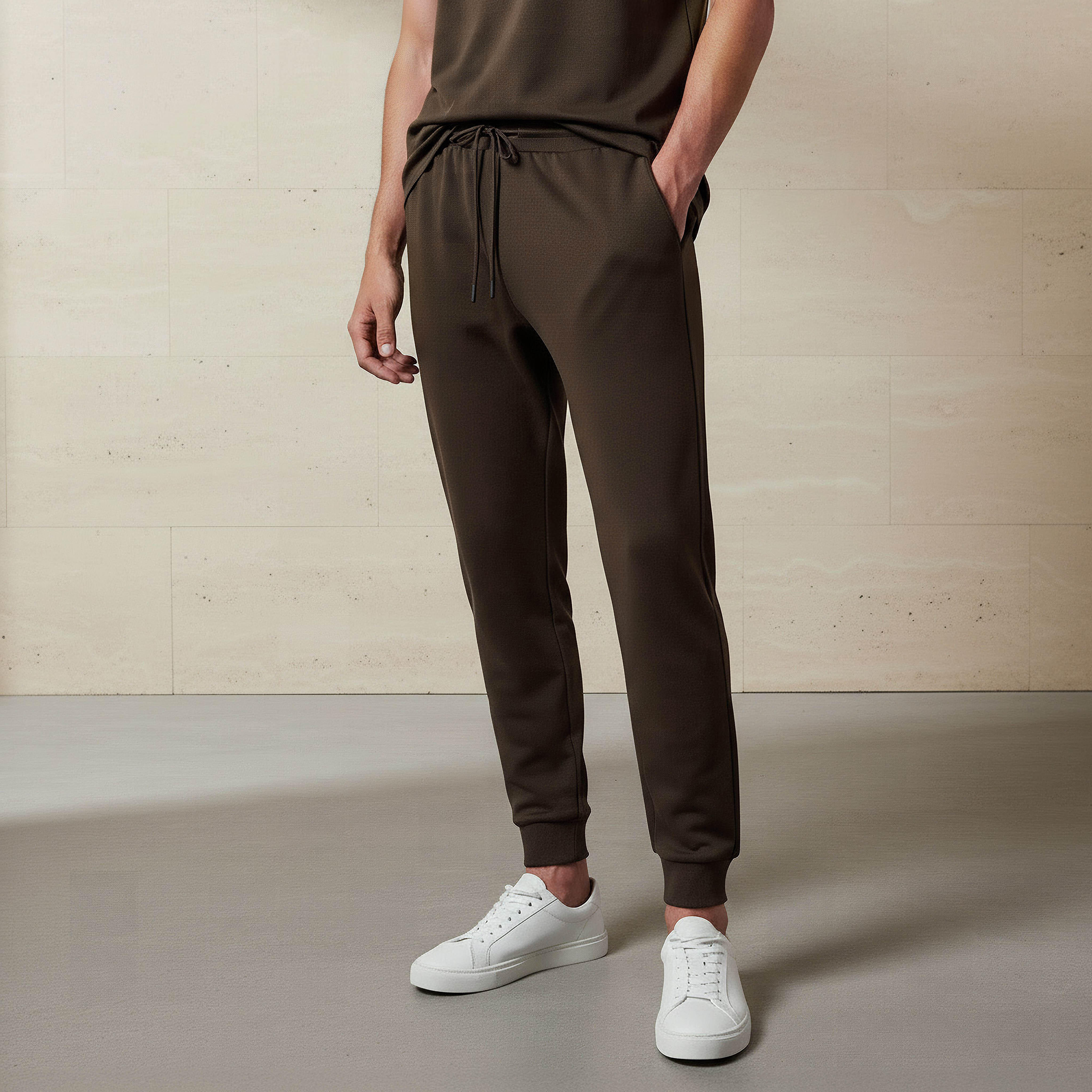 Men Twill T-shirt and Joggers Set-men-clothing-sportswearandactivewear-tracksuits-image-4