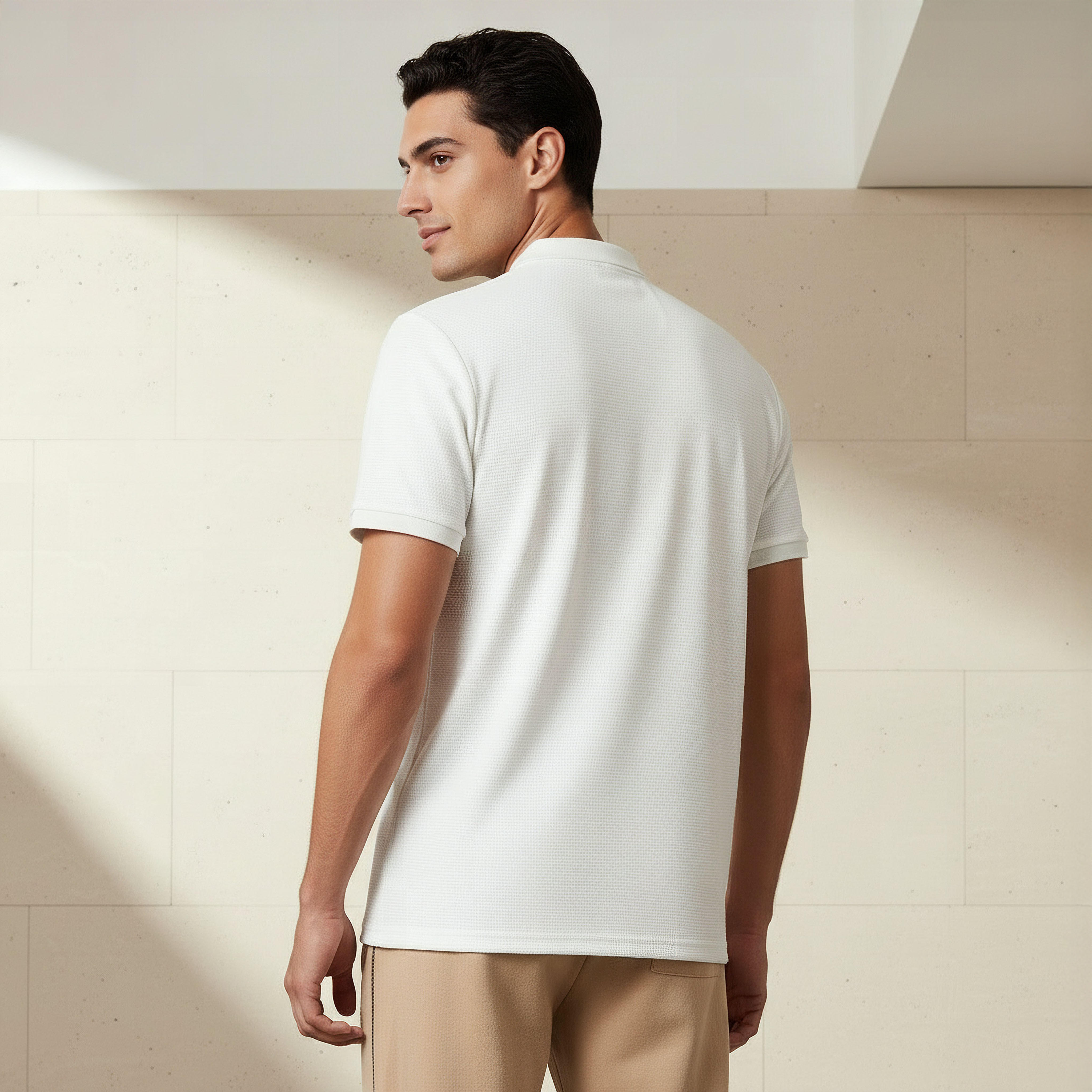 Men Short Sleeves Textured Polo T-shirt-men-clothing-tshirtsandpolos-polos-image-3