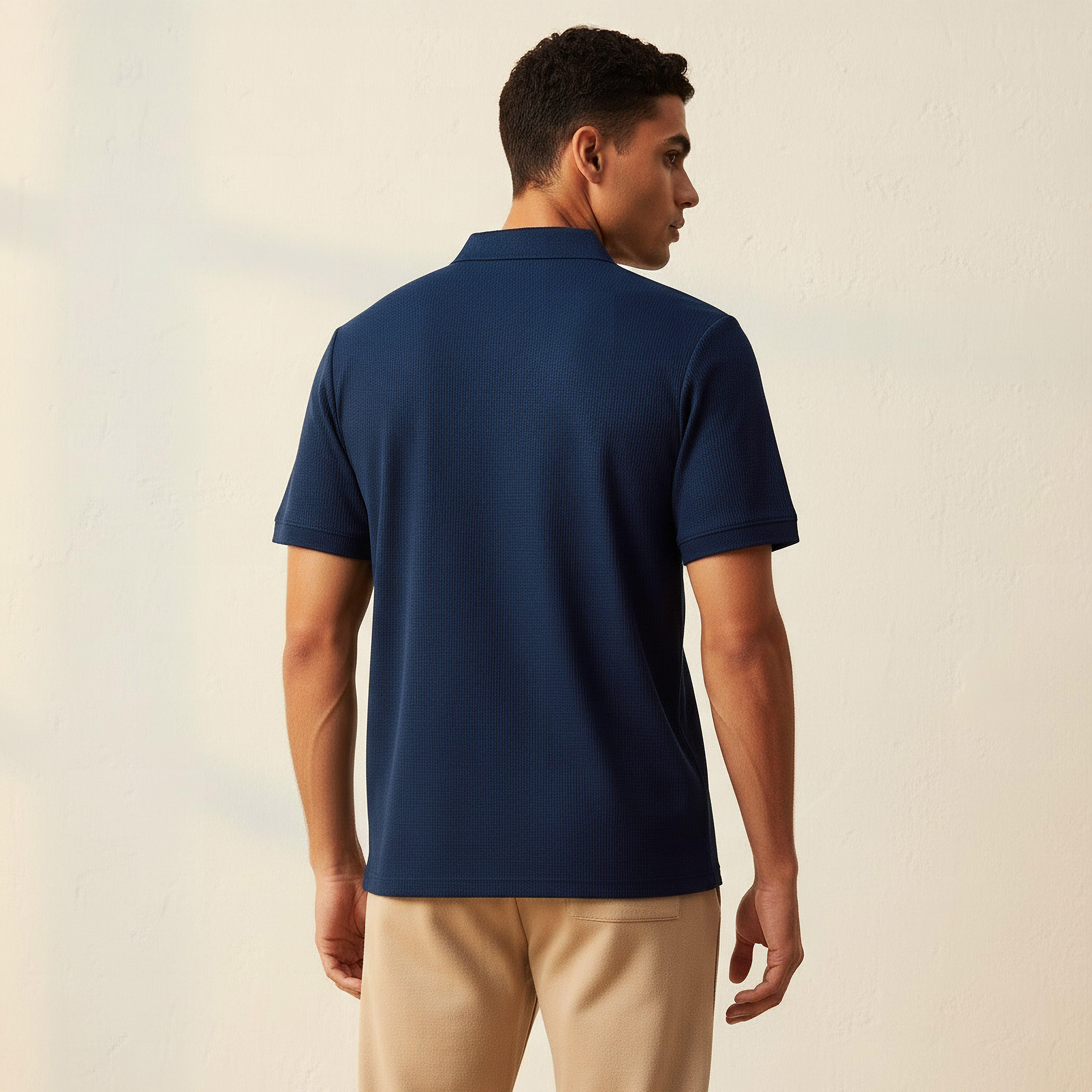 Men Short Sleeves Textured Polo T-shirt-men-clothing-tshirtsandpolos-polos-image-4