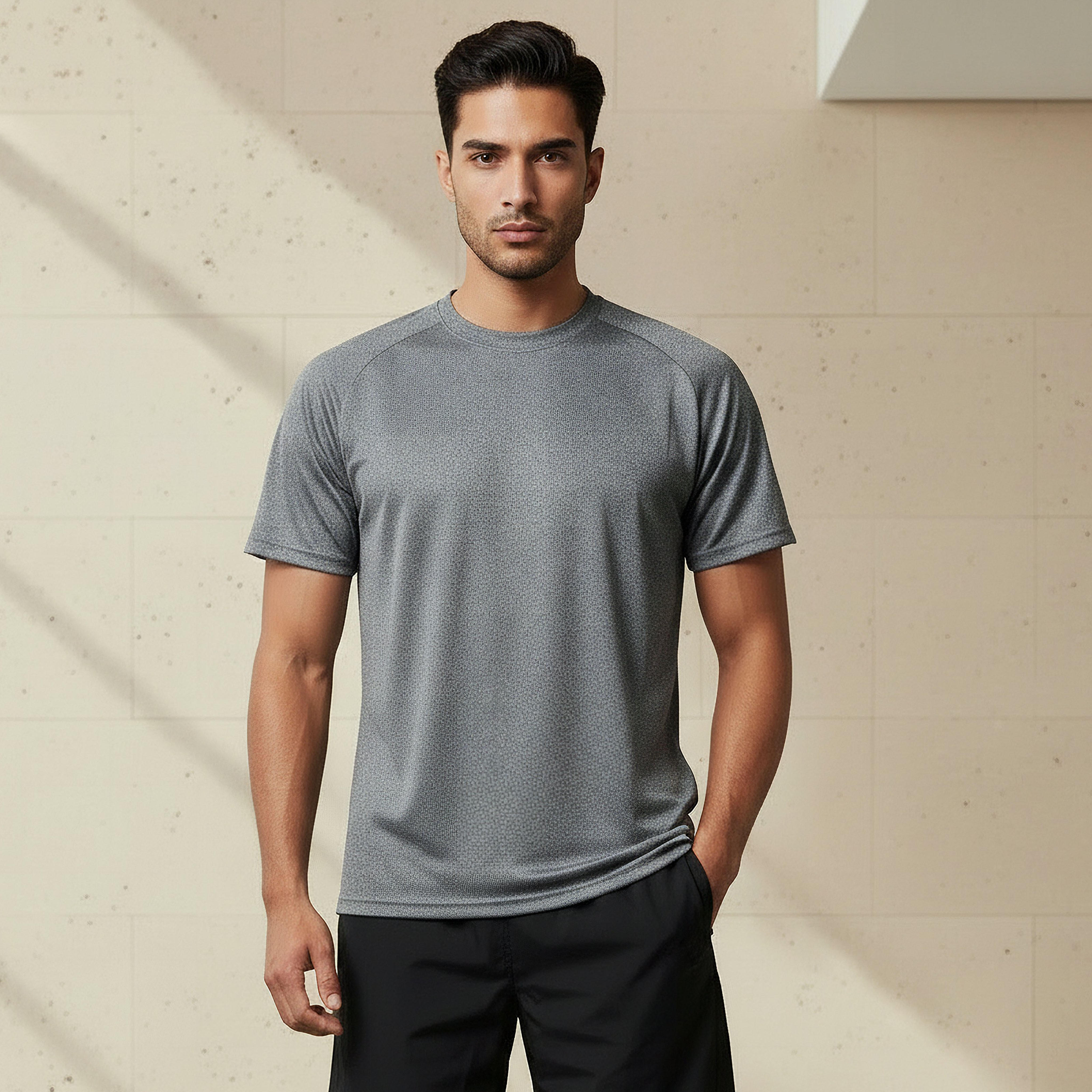 Men Regular Fit Crew Neck Short Sleeve T-shirt-men-clothing-tshirtsandpolos-tshirts-image-1