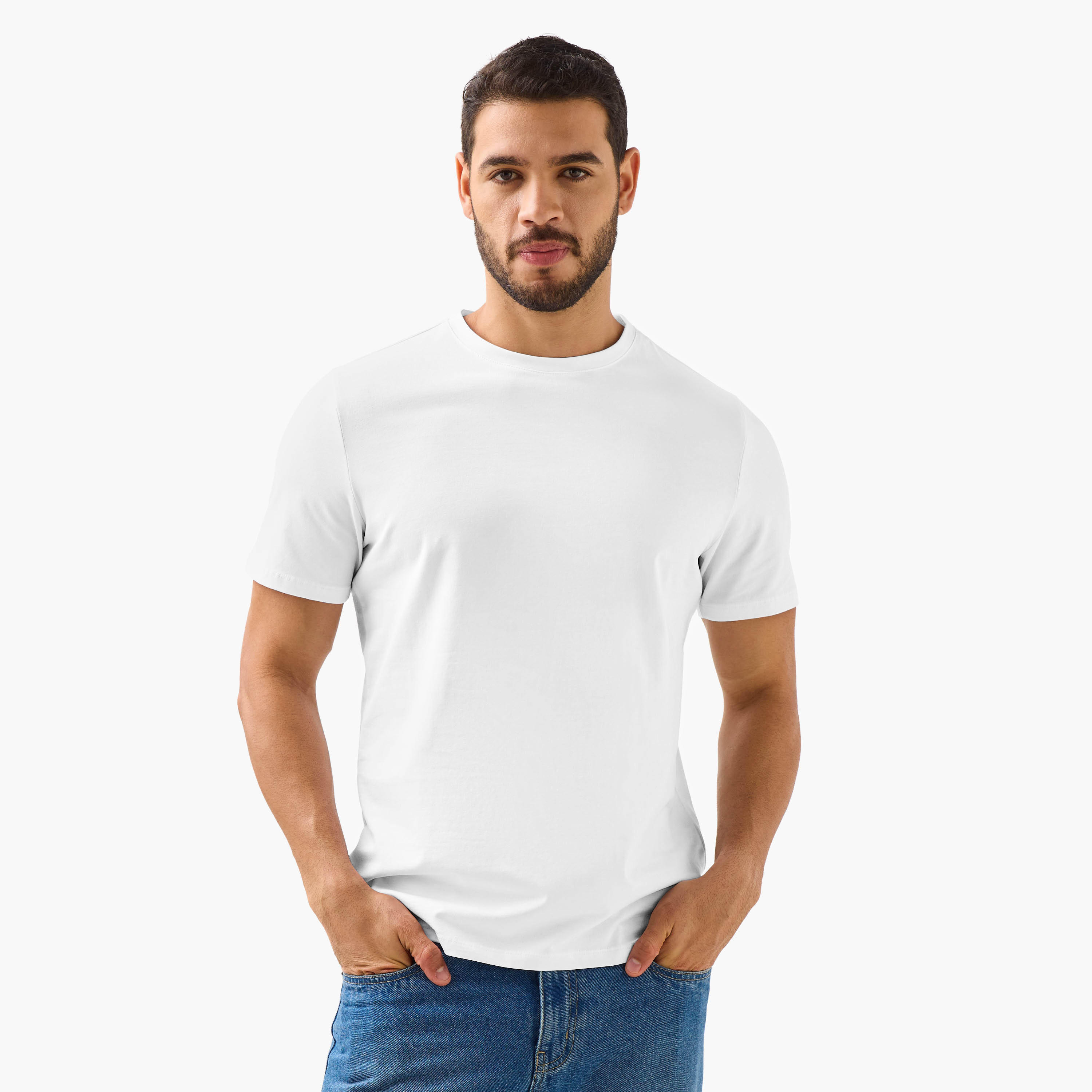 Men Crew Neck Short Sleeves T-shirt - Set of 2-men-clothing-tshirtsandpolos-tshirts-image-2