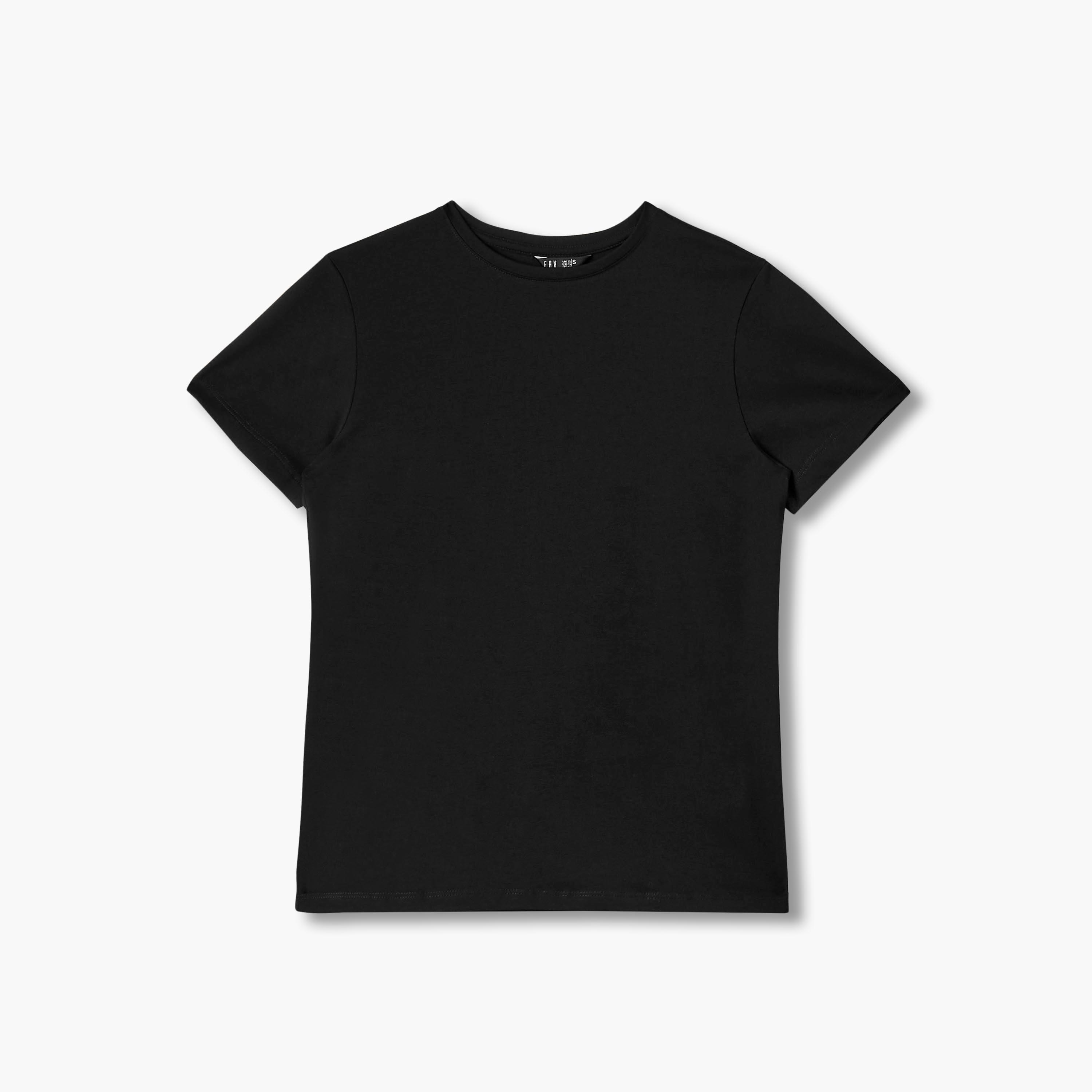 Women Crew Neck Short Sleeve T-shirt - Set of 2-women-clothing-tshirts-image-3