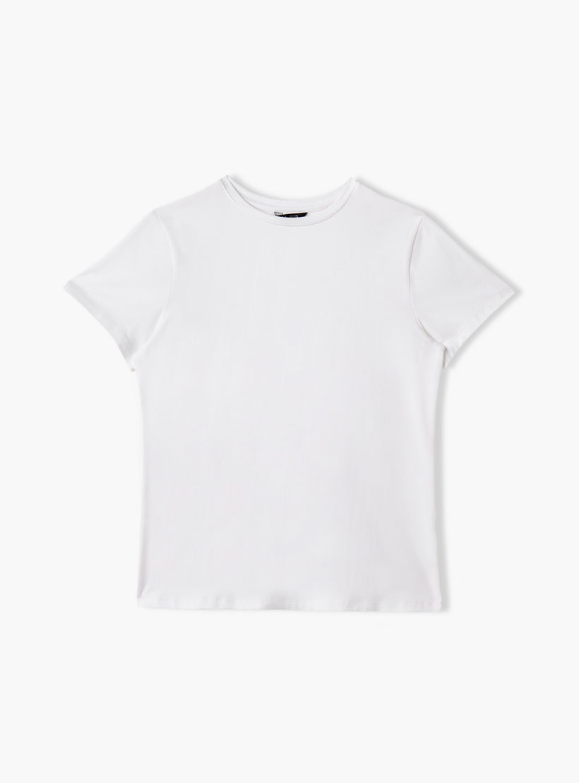 Women Crew Neck Short Sleeve T-shirt - Set of 2-women-clothing-tshirts-image-5