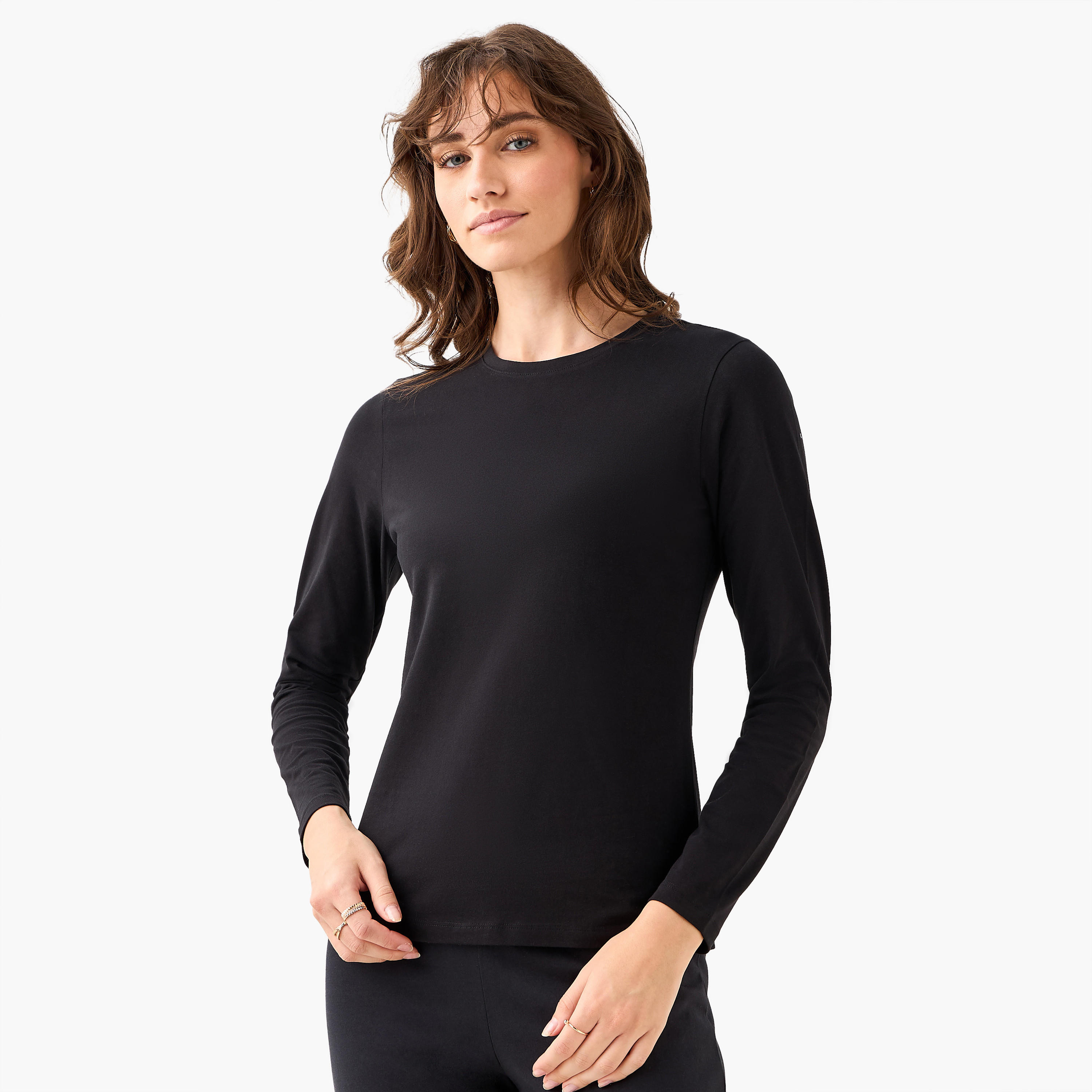Women Crew Neck Long Sleeve T-shirt-women-clothing-tshirts-image-2