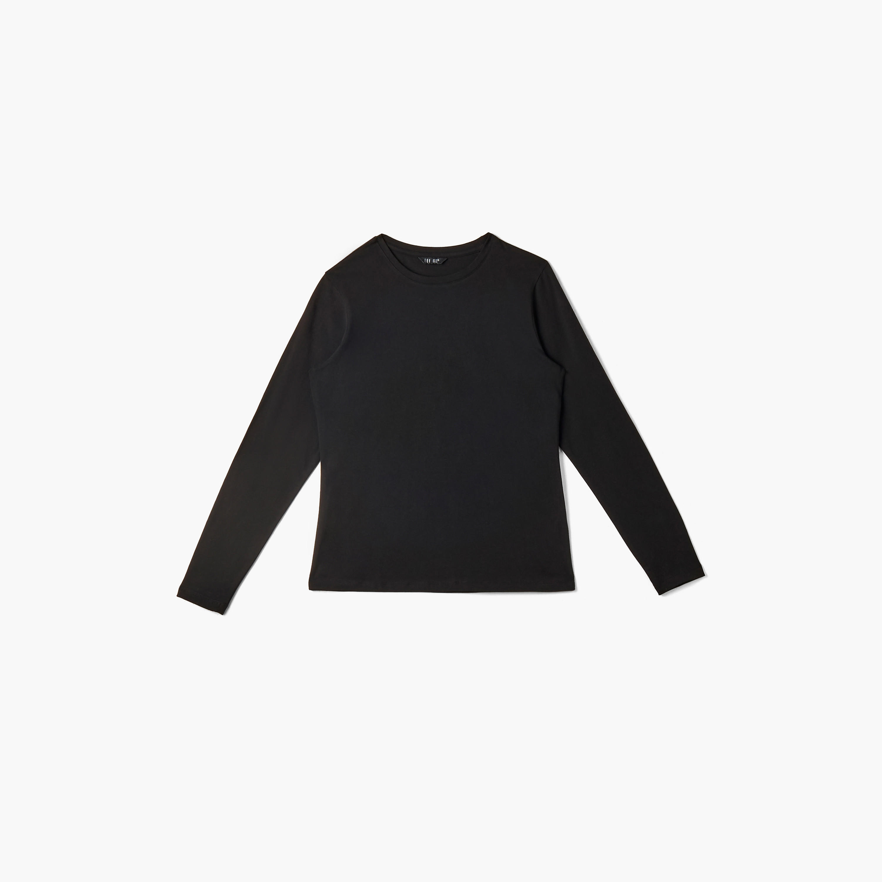 Women Crew Neck Long Sleeve T-shirt-women-clothing-tshirts-image-4