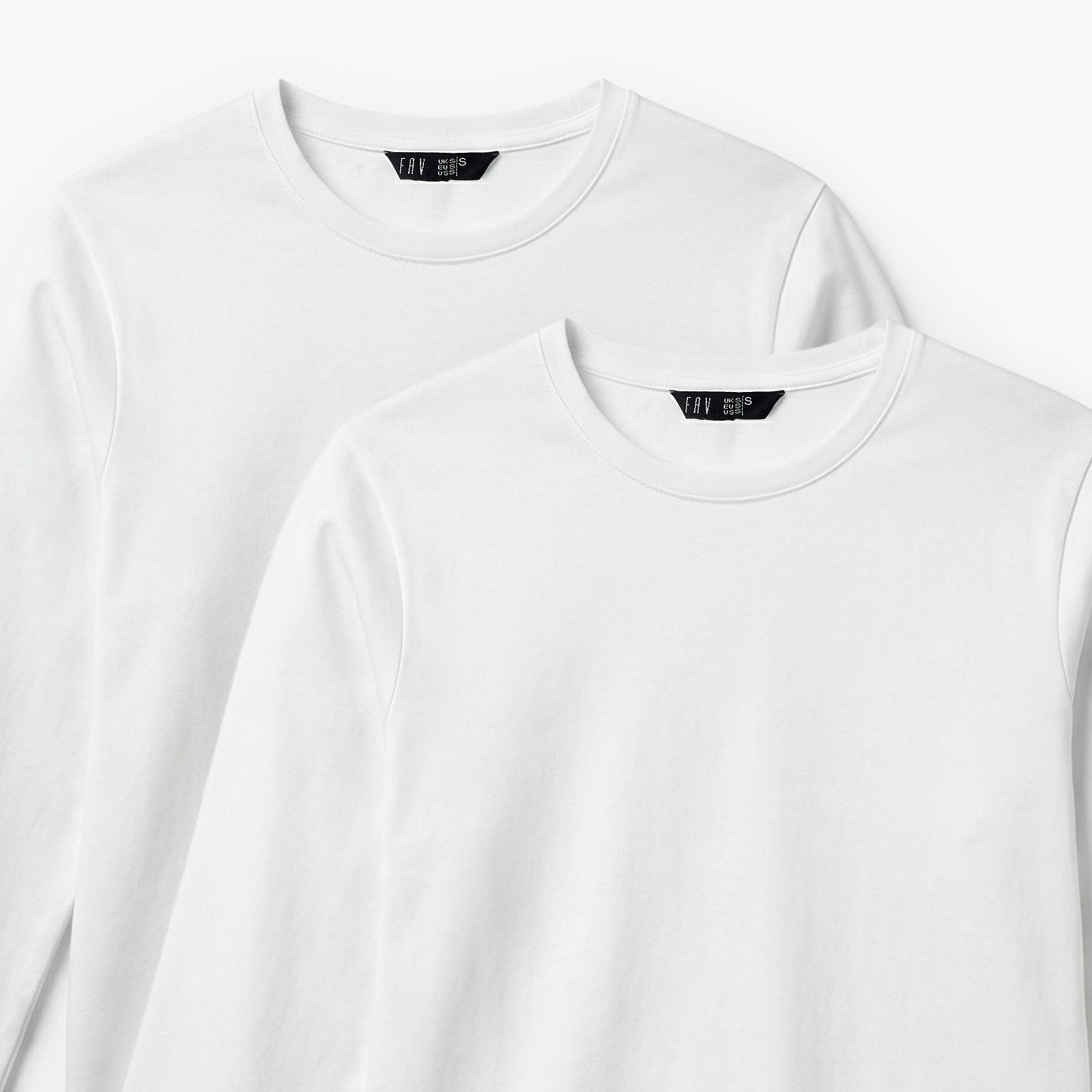 تيشيرت بياقة ضيقة وأكمام طويلة للنساء-women-clothing-tshirts-image-1