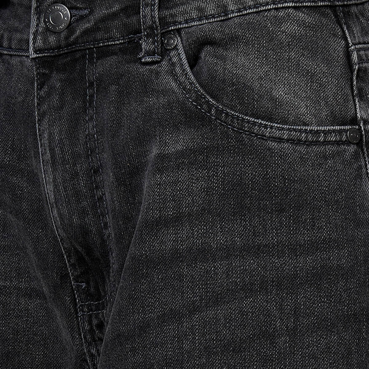 بنطلون جينز قطن واسع الساق بزر إغلاق وجيوب من لي كوبر-women-clothing-bottoms-jeans-image-2