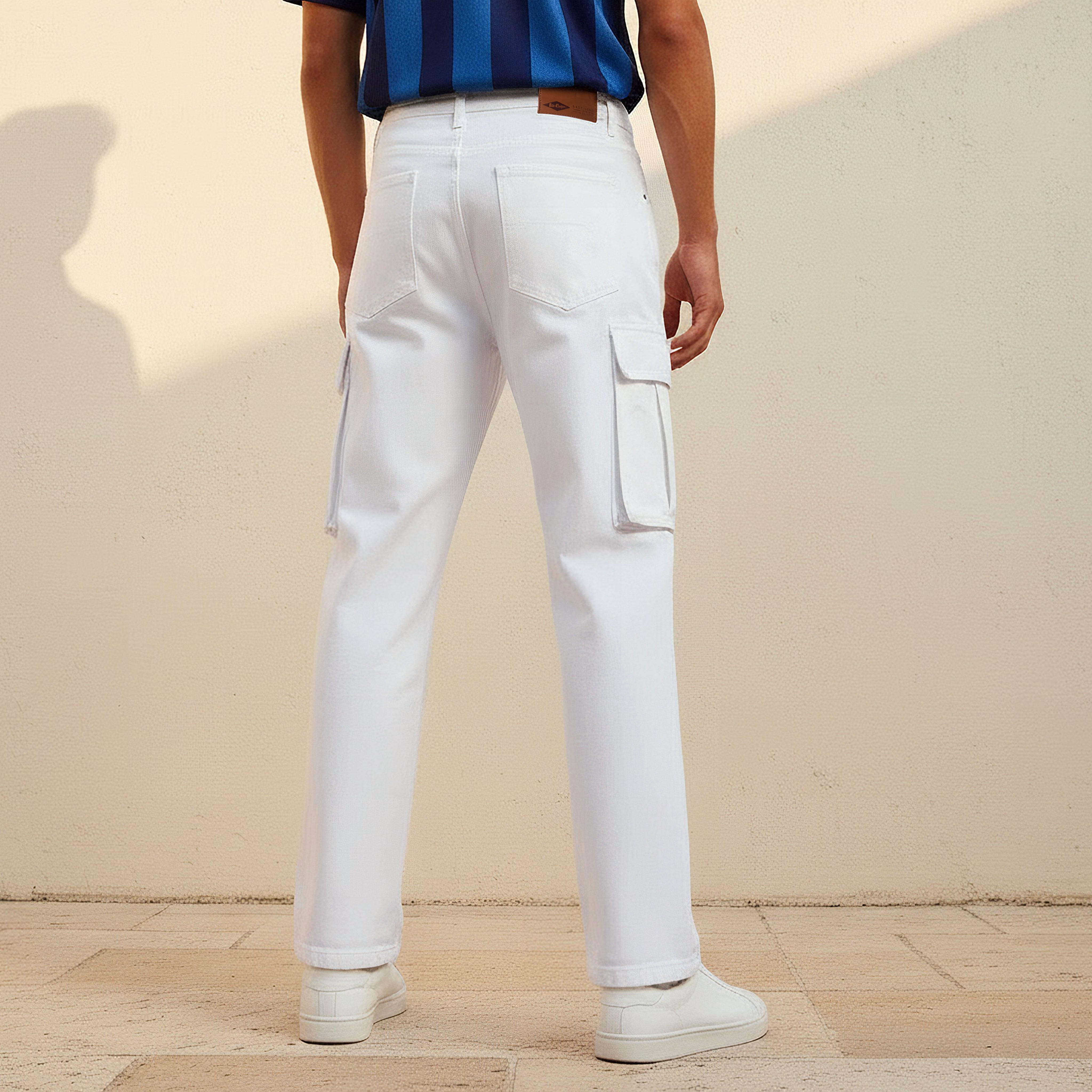 Lee Cooper Men Relaxed Fit Mid-Rise Cargo Jeans-men-clothing-bottoms-jeans-image-4
