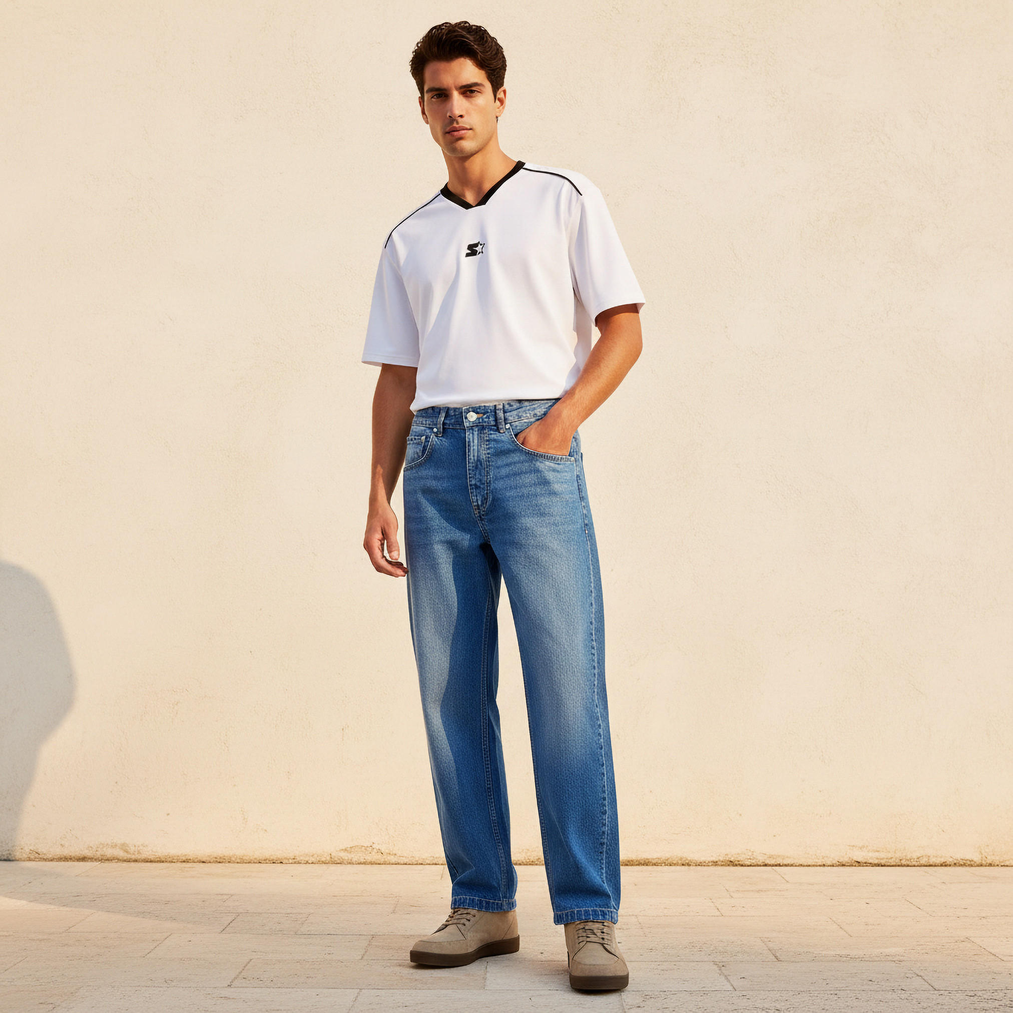 Lee Cooper Relaxed Fit Mid-Rise Pocket Jeans-men-clothing-jeans-image-3