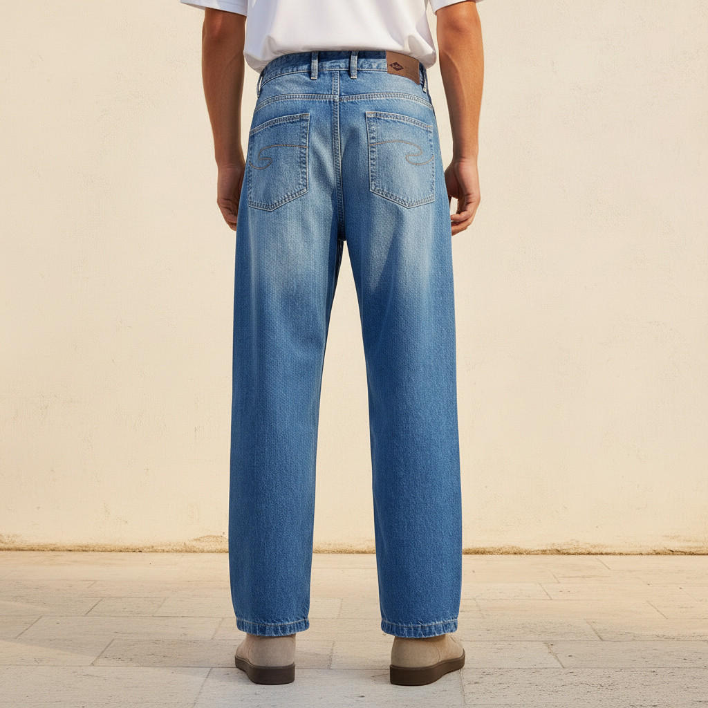Lee Cooper Relaxed Fit Mid-Rise Pocket Jeans-men-clothing-jeans-image-4