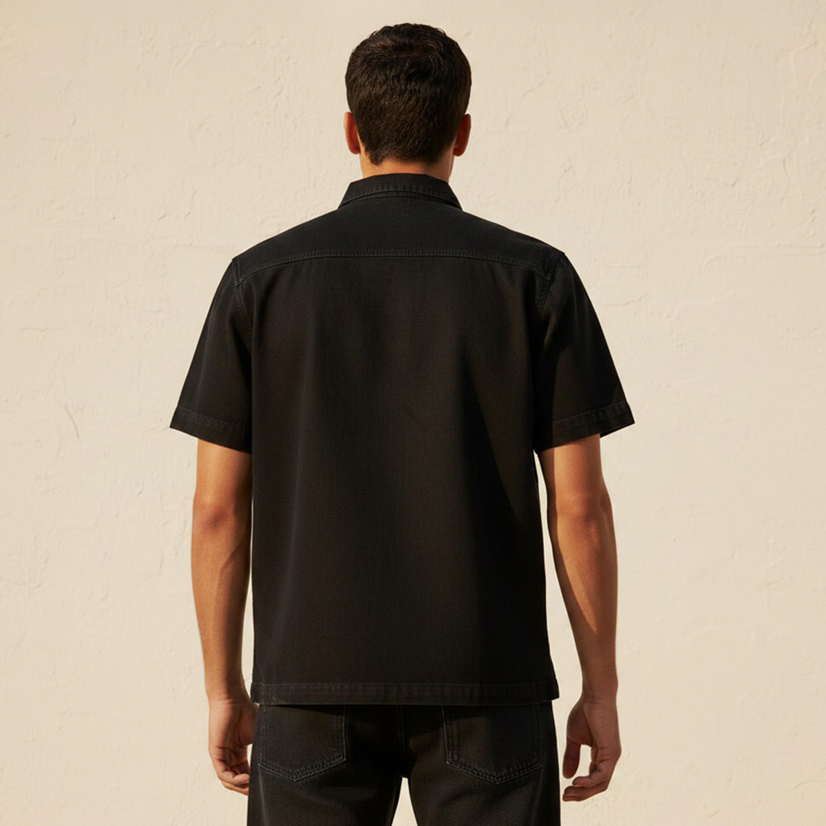 Lee Cooper Relaxed Fit Collared Short Sleeves Shirt-men-clothing-shirts-image-4