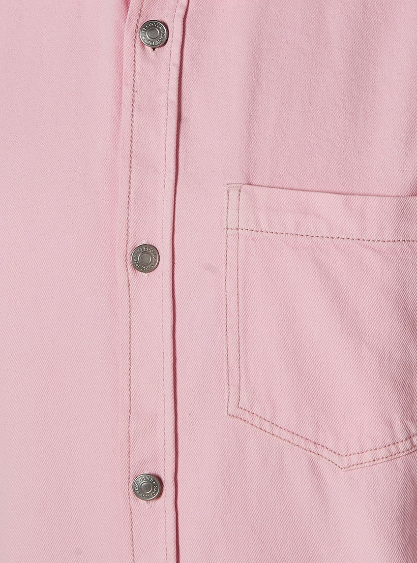 Lee Cooper Relaxed Fit Collared Short Sleeves Shirt-men-clothing-shirts-image-2