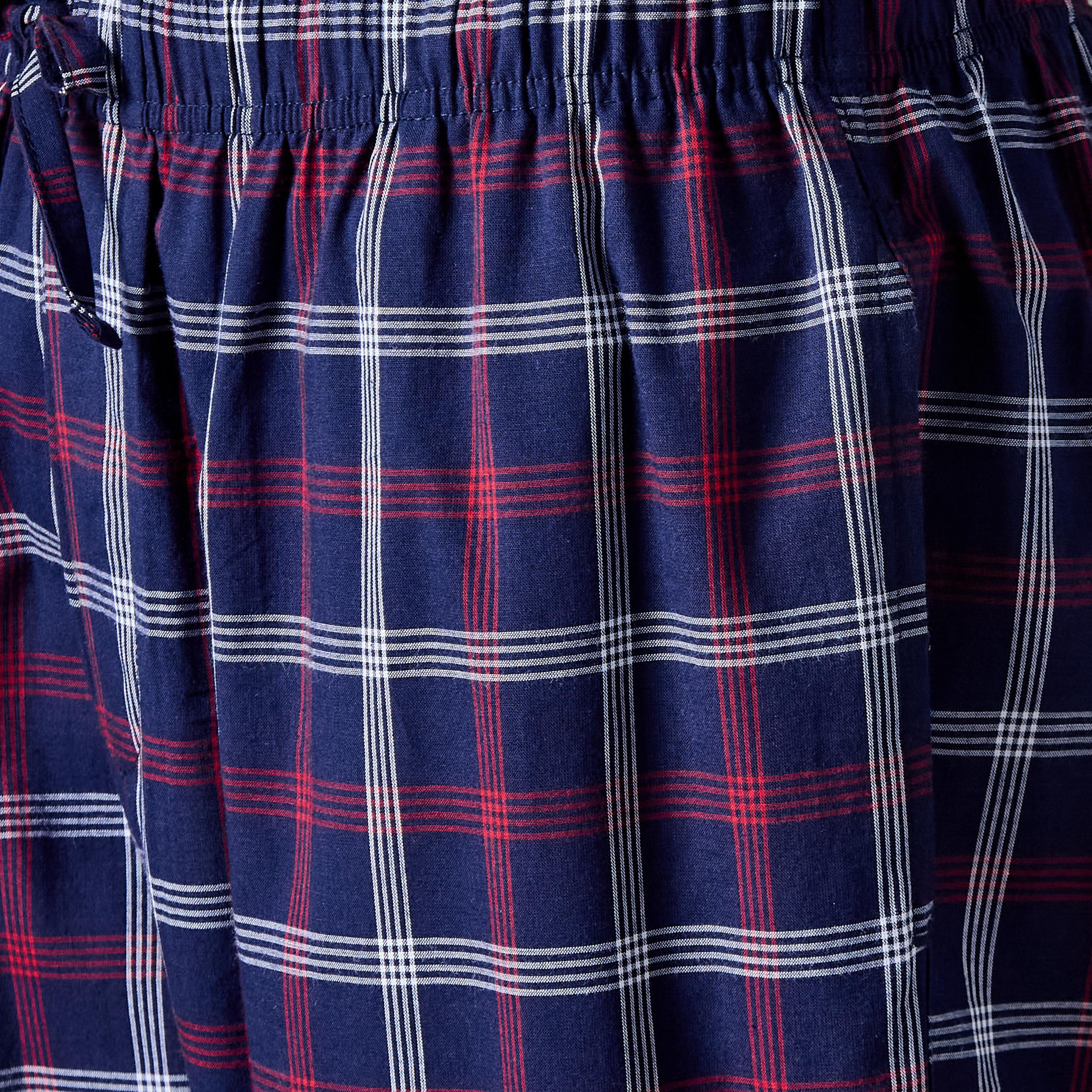 Men Cotton Checked Nightwear Set-men-clothing-nightwear-sets-image-7
