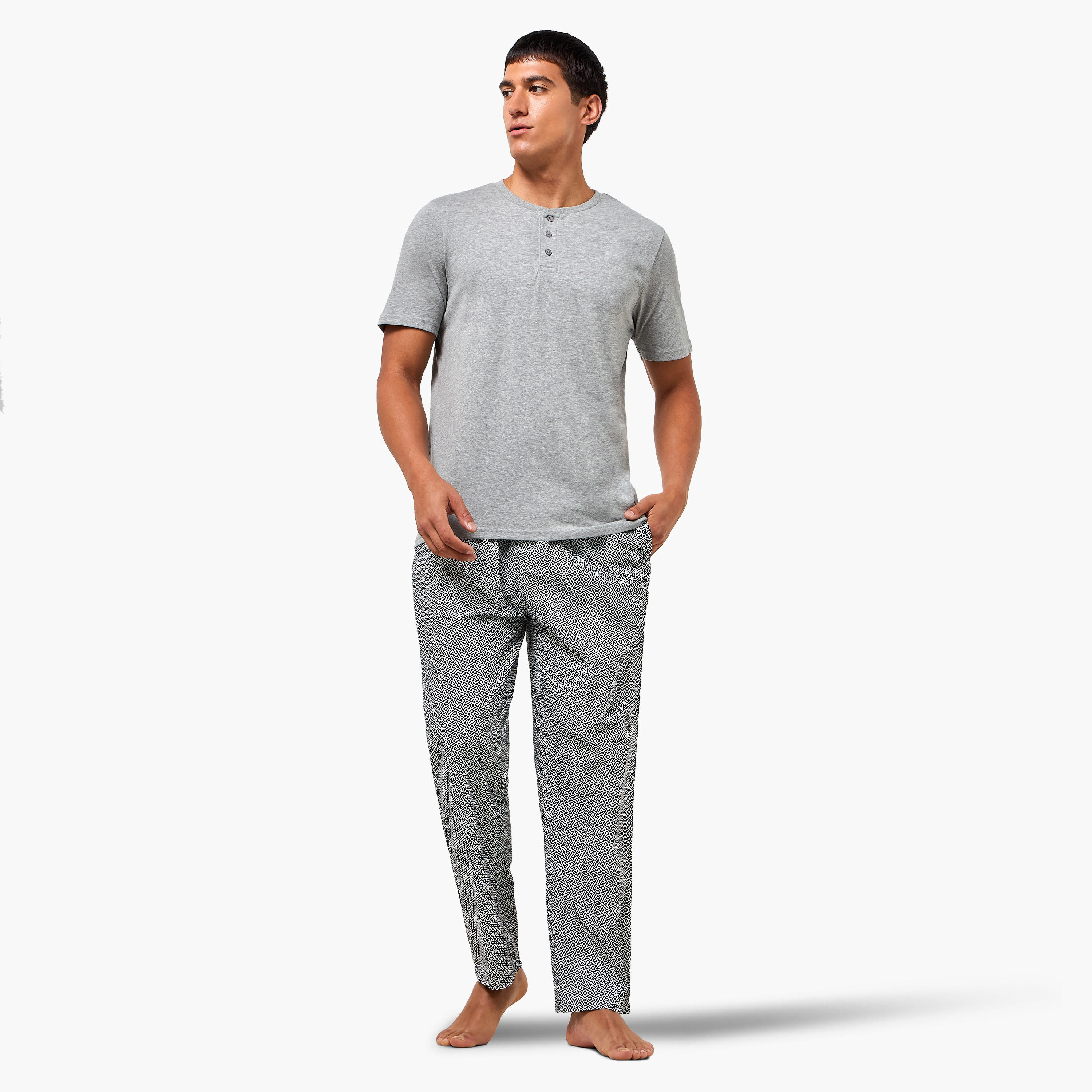 Men Cotton Striped Nightwear Set-men-clothing-nightwear-sets-image-3