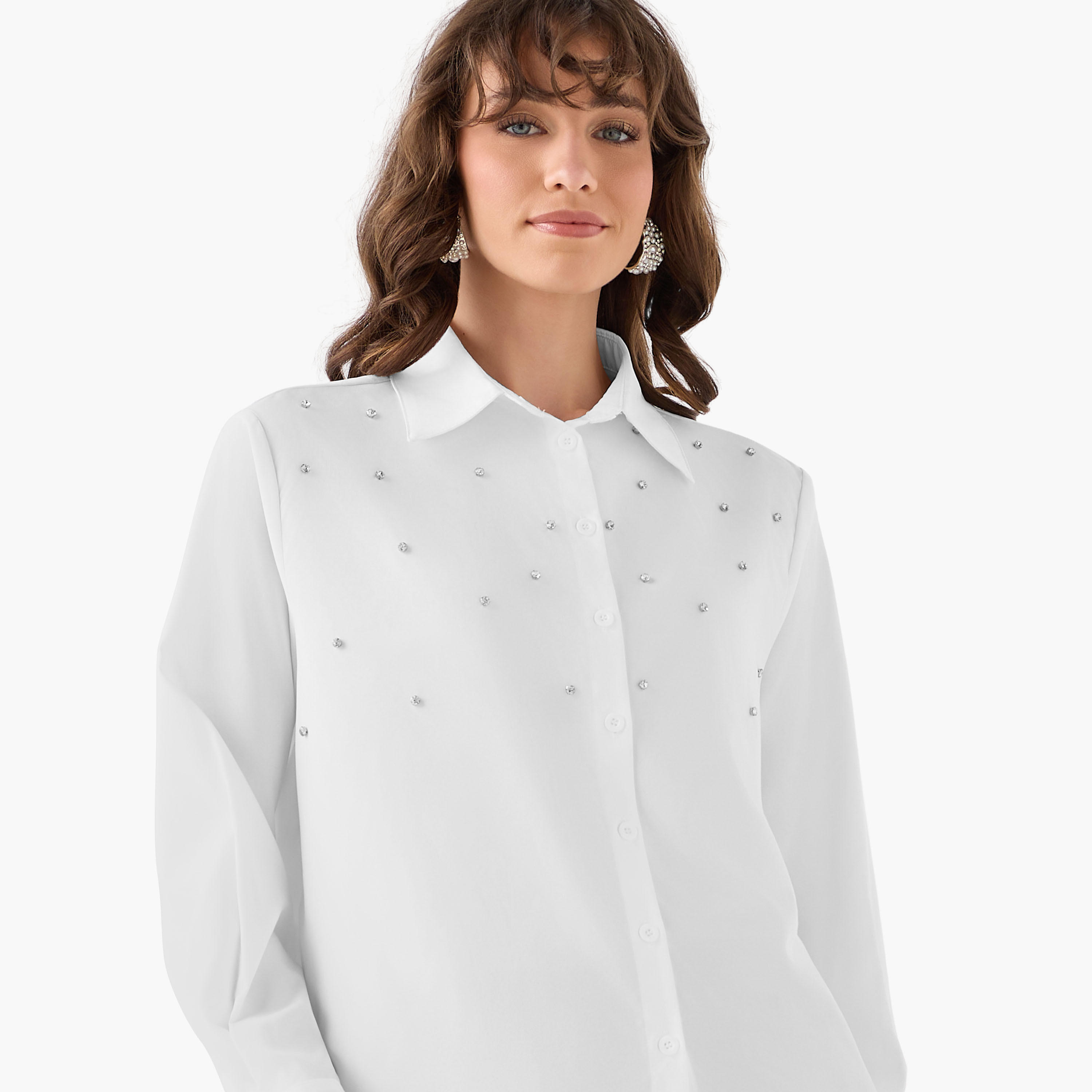Shirt with Stone Embellishment-women-clothing-shirtsandblouses-shirts-image-8