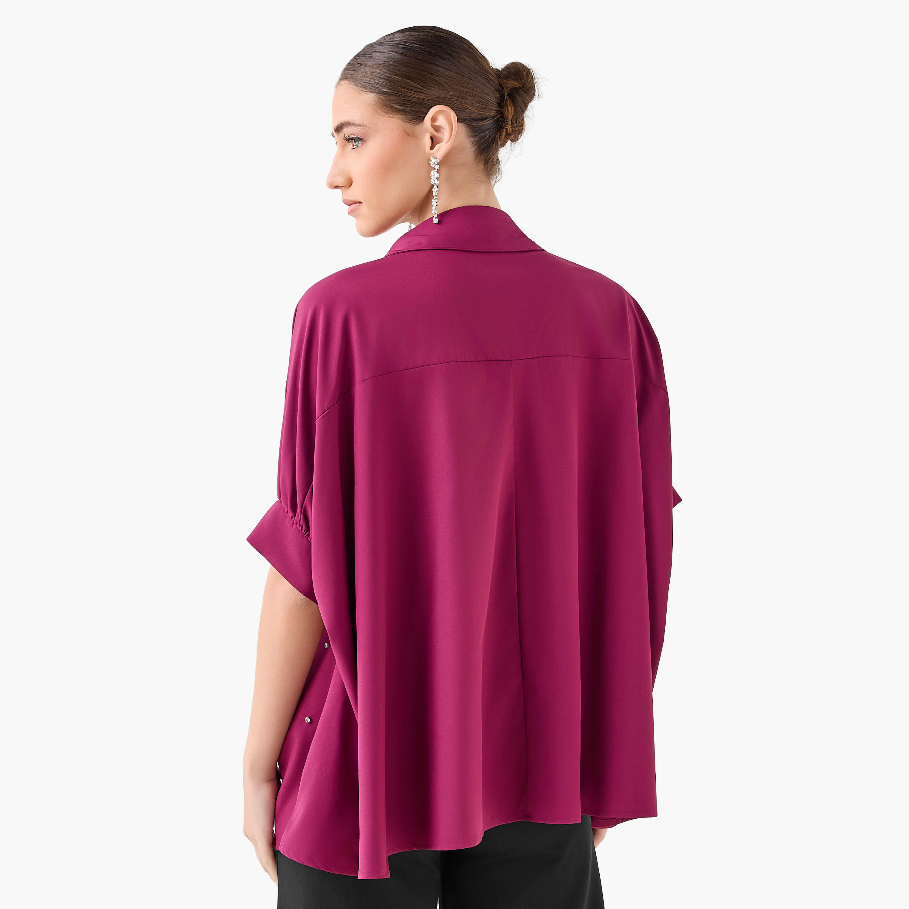Kaftan Shirt with Embellished Detail-women-clothing-shirtsandblouses-shirts-image-6