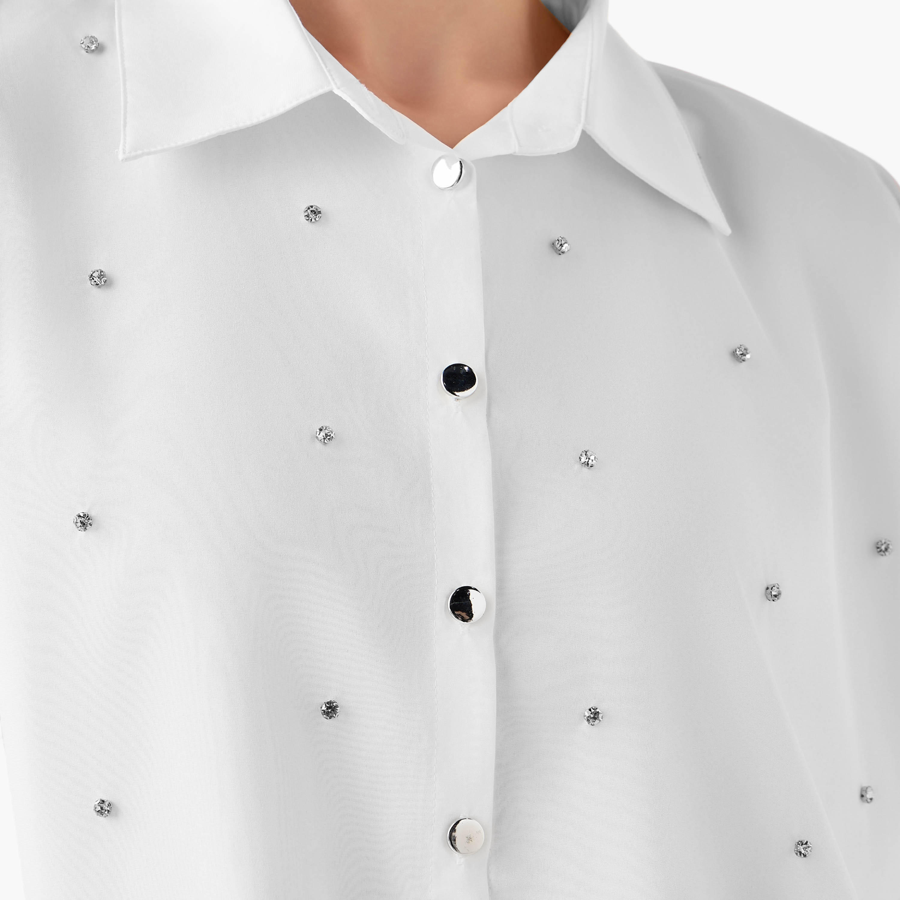Kaftan Shirt with Embellished Detail-women-clothing-shirtsandblouses-shirts-image-2