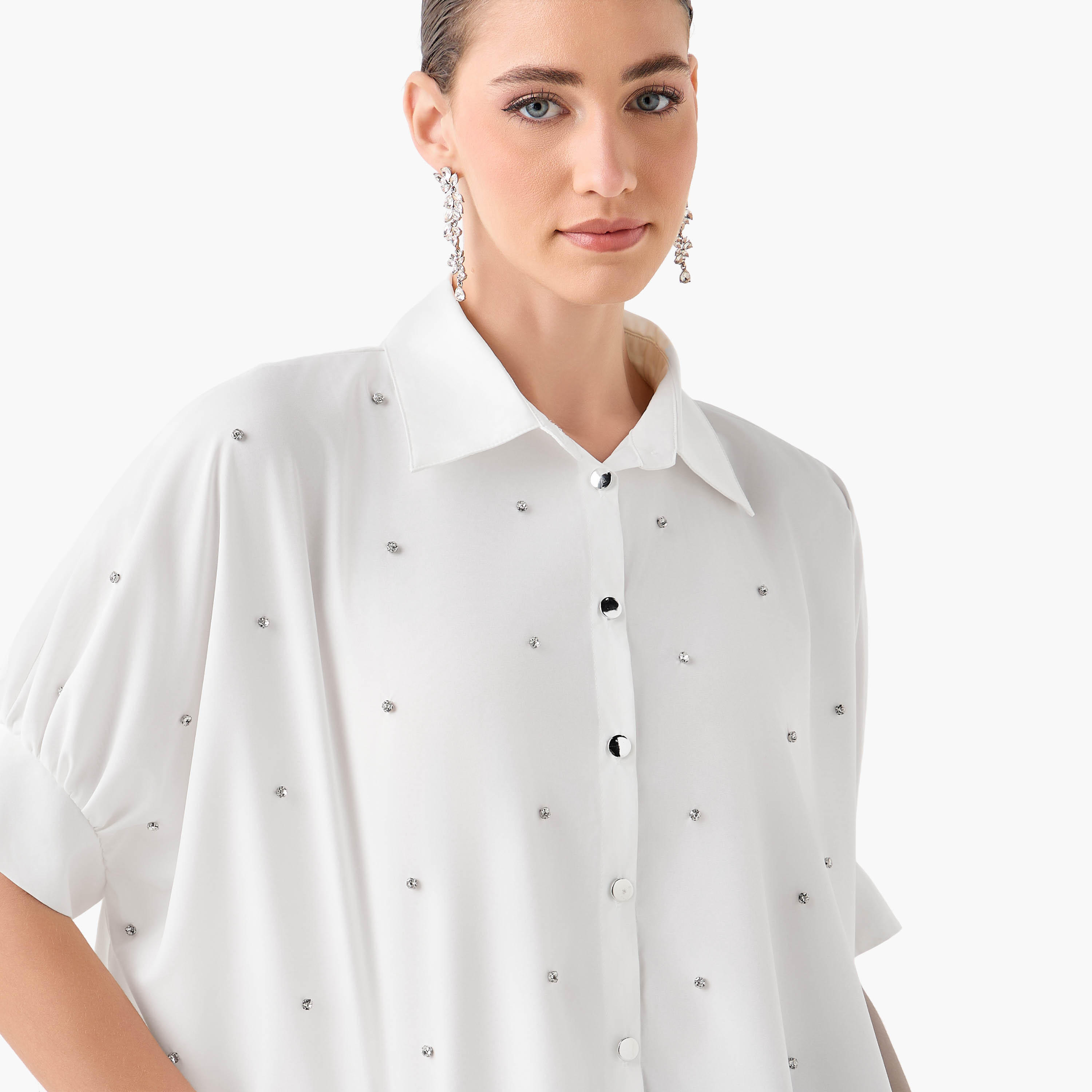 Kaftan Shirt with Embellished Detail-women-clothing-shirtsandblouses-shirts-image-7