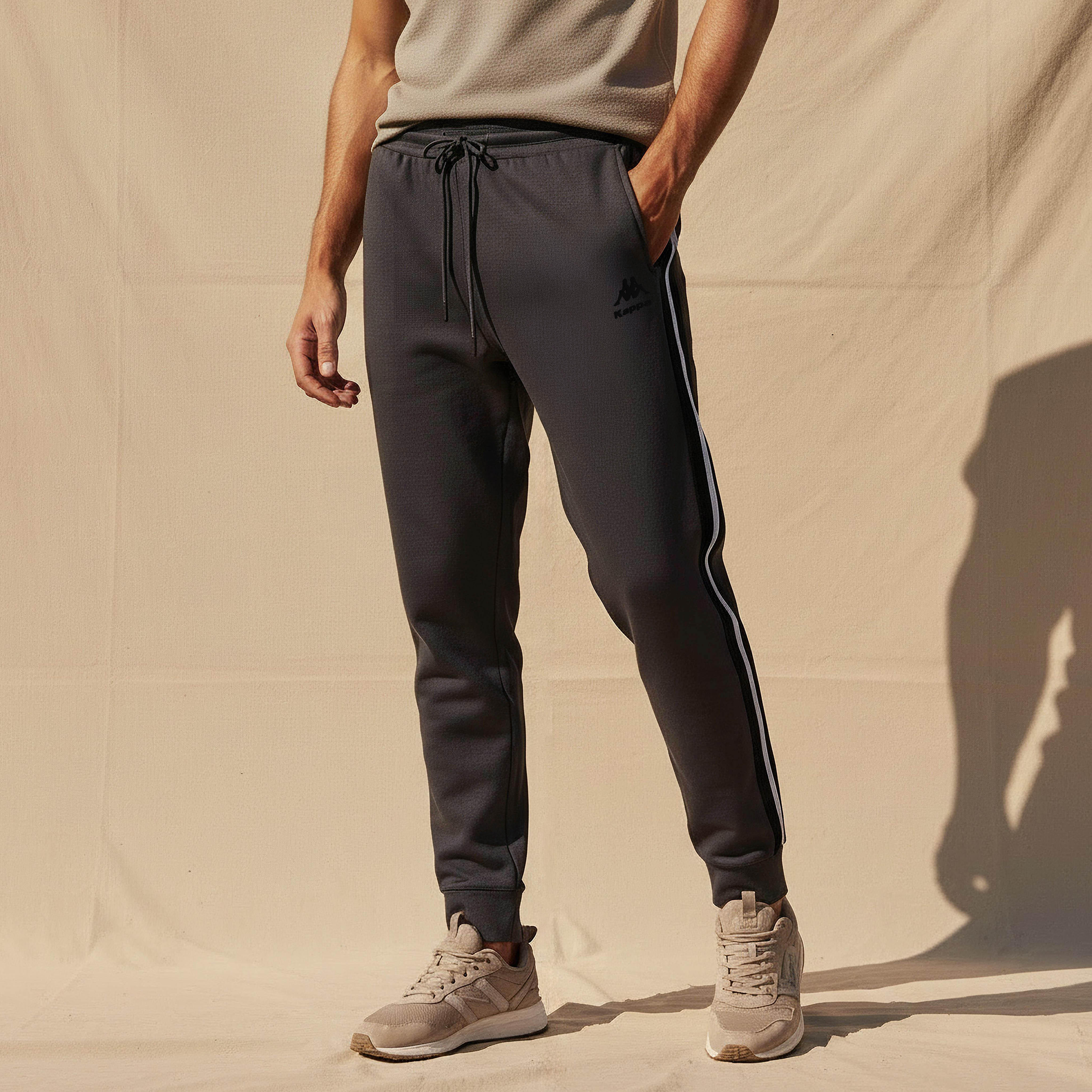 Kappa Men Joggers with Tape Design-men-clothing-sportswearandactivewear-bottoms-joggers-image-1