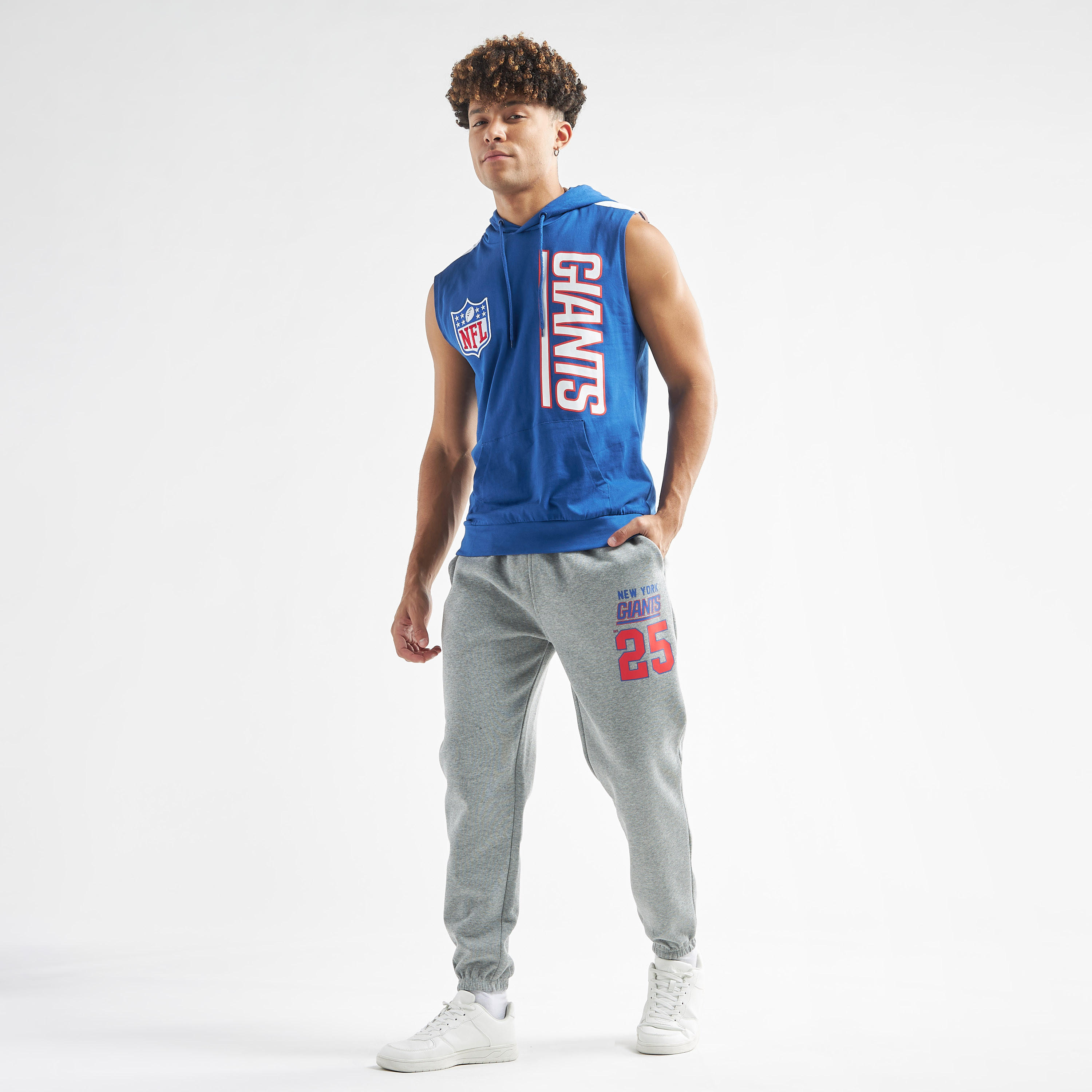 بنطلون رياضي بتصميم دوري إن إف إل وطبعات نيويورك جاينتس-men-clothing-bottoms-joggers-image-2