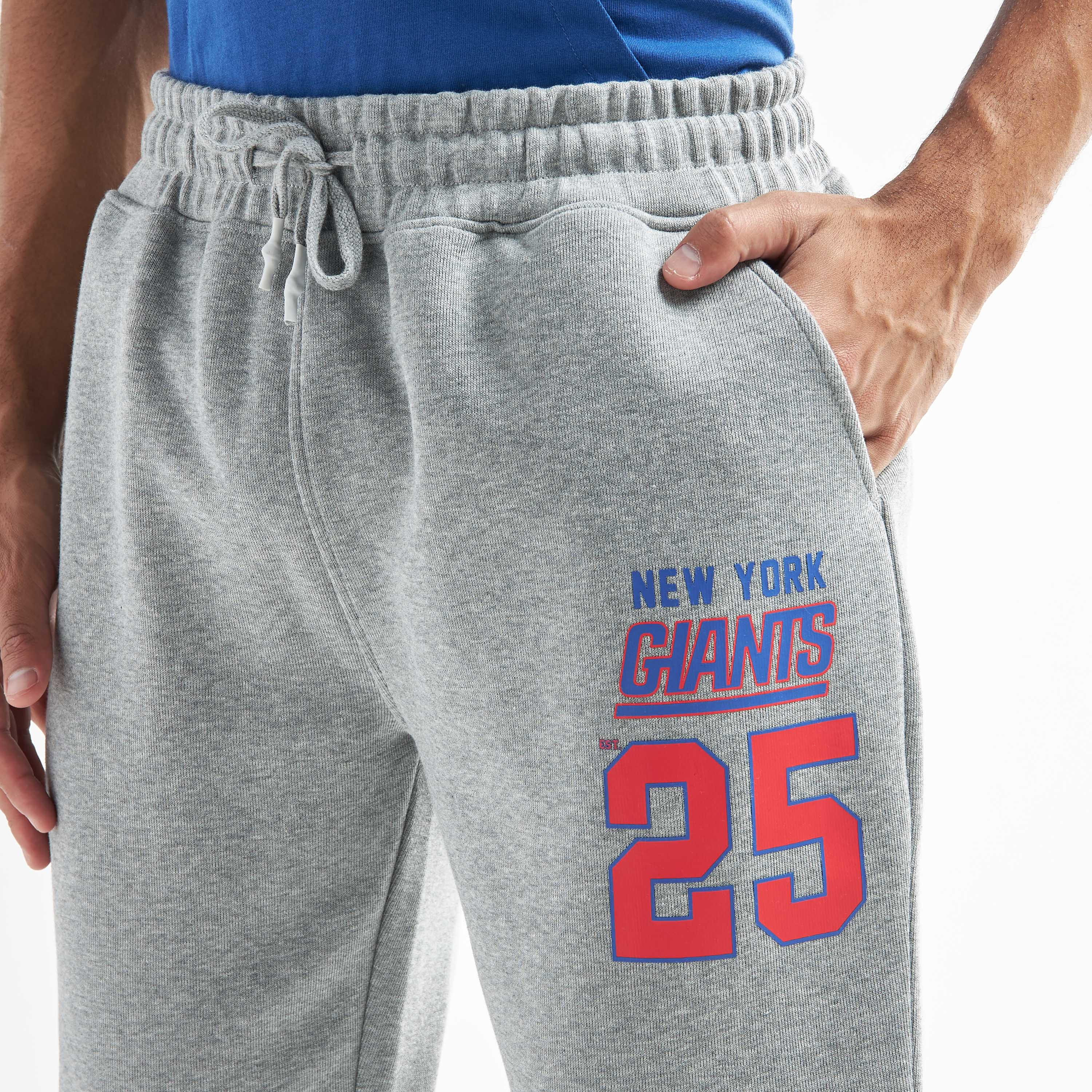 بنطلون رياضي بتصميم دوري إن إف إل وطبعات نيويورك جاينتس-men-clothing-bottoms-joggers-image-4